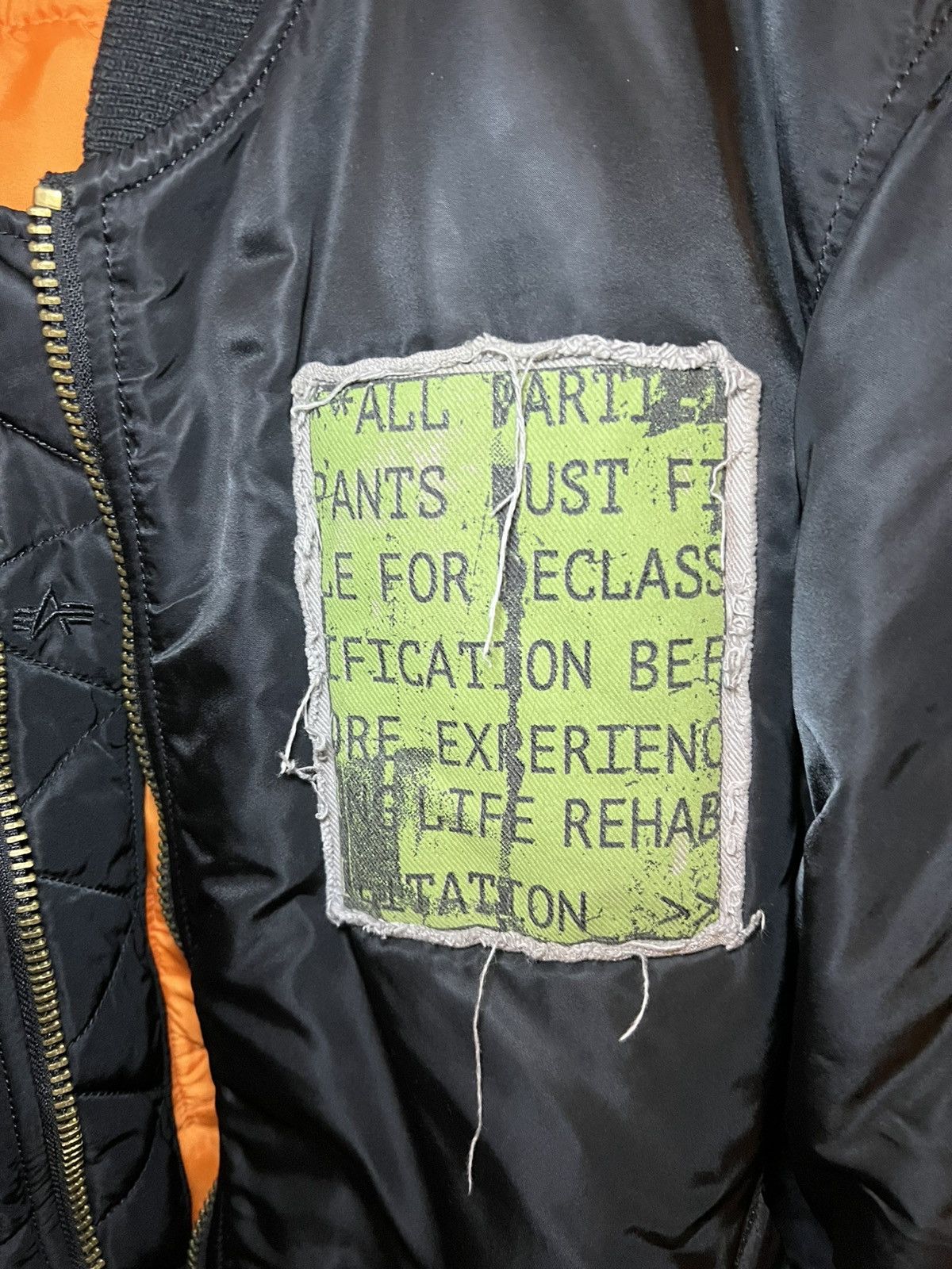 Alpha Industries Alpha Industries X Urban Outfitters patchwork bomber jacket Size US M / EU 48-50 / 2 - 8 Thumbnail