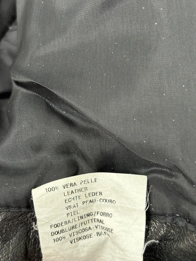 Emporio Armani AW2007 Emporio Armani Multi-Pocket Black Leather Jacket Size US L / EU 52-54 / 3 - 13 Thumbnail