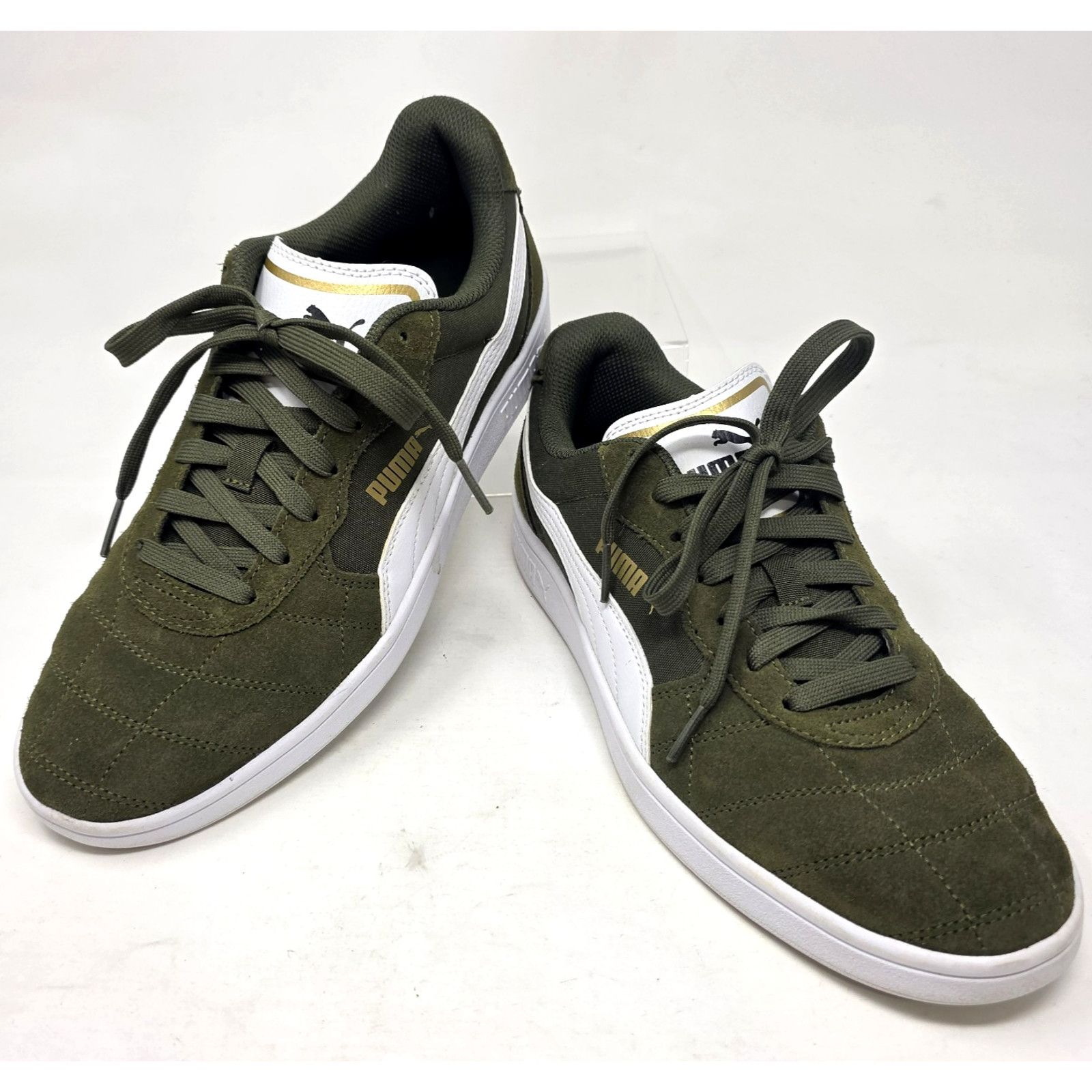 Puma Astro Men's 10 Us Dark Olive Trainers Shoes Sneakers in Green
