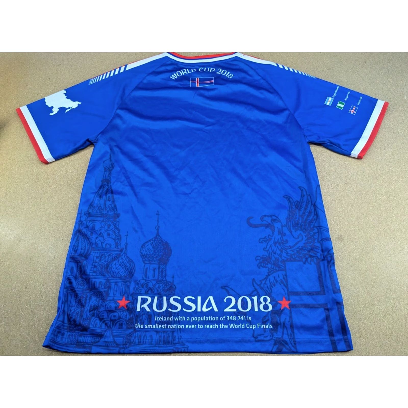 Henson Henson Iceland 2018 Russia World Cup Jersey Shirt Adult S Blue Football Size US S / EU 44-46 / 1 - 2 Thumbnail