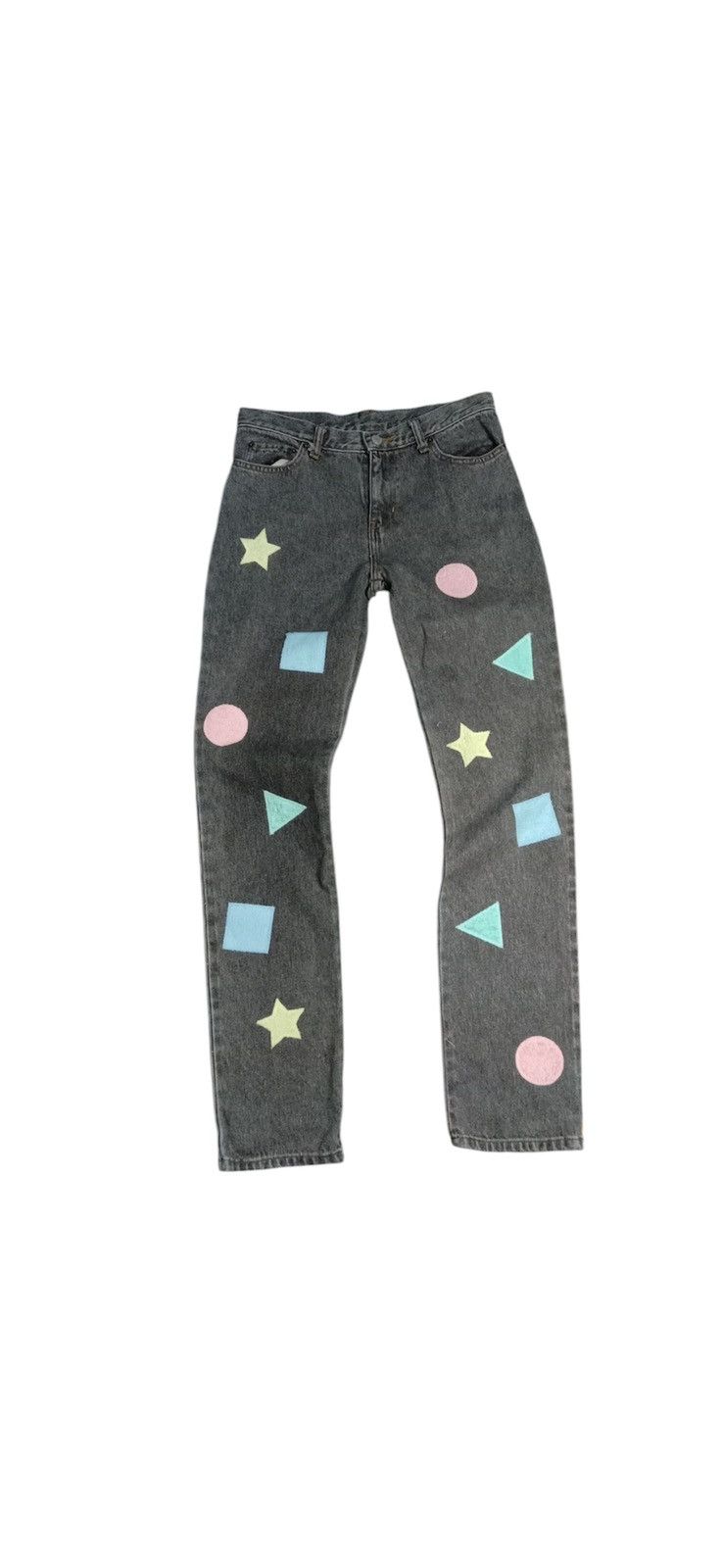Beams Plus 🇯🇵 Vintage Beams Original Patchwork Denim Pants Size US 29 - 1 Thumbnail