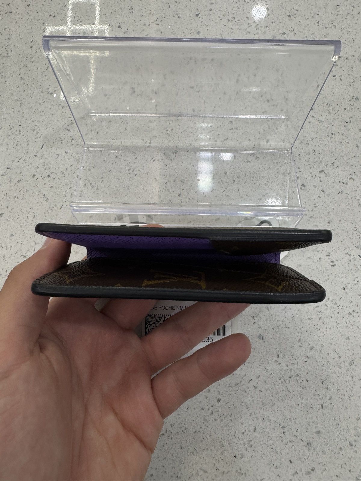 Louis Vuitton Louis Vuitton Purple Monogram Macassar Pocket Organizer Size ONE SIZE - 7 Thumbnail