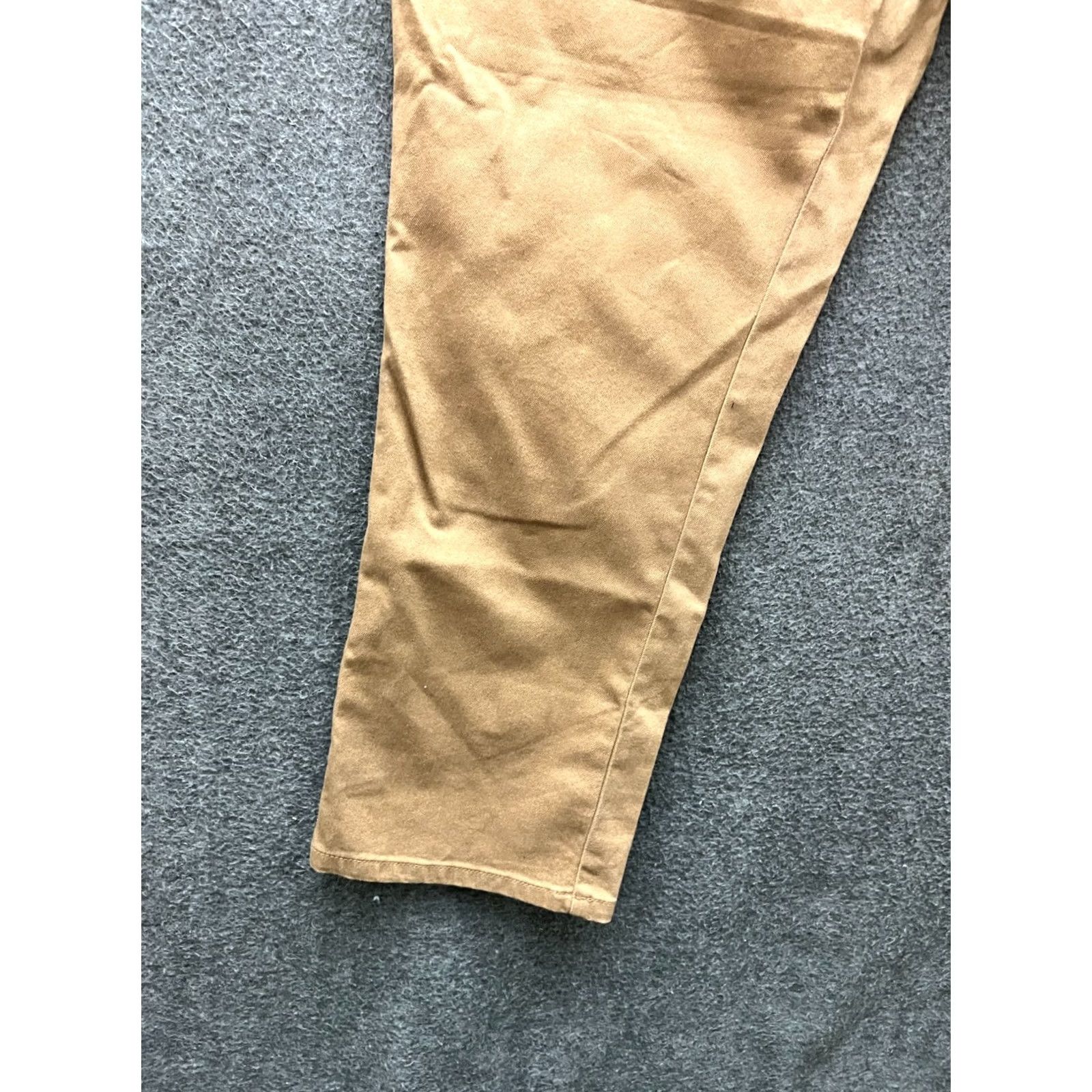 Vintage Unbranded Women's Jeans Tapered Beige Cotton/Spandex Plus Size 20 Jeans Brown Beige 20 Womens Tapered Cowboy Size 42" / US 20 - 7 Thumbnail