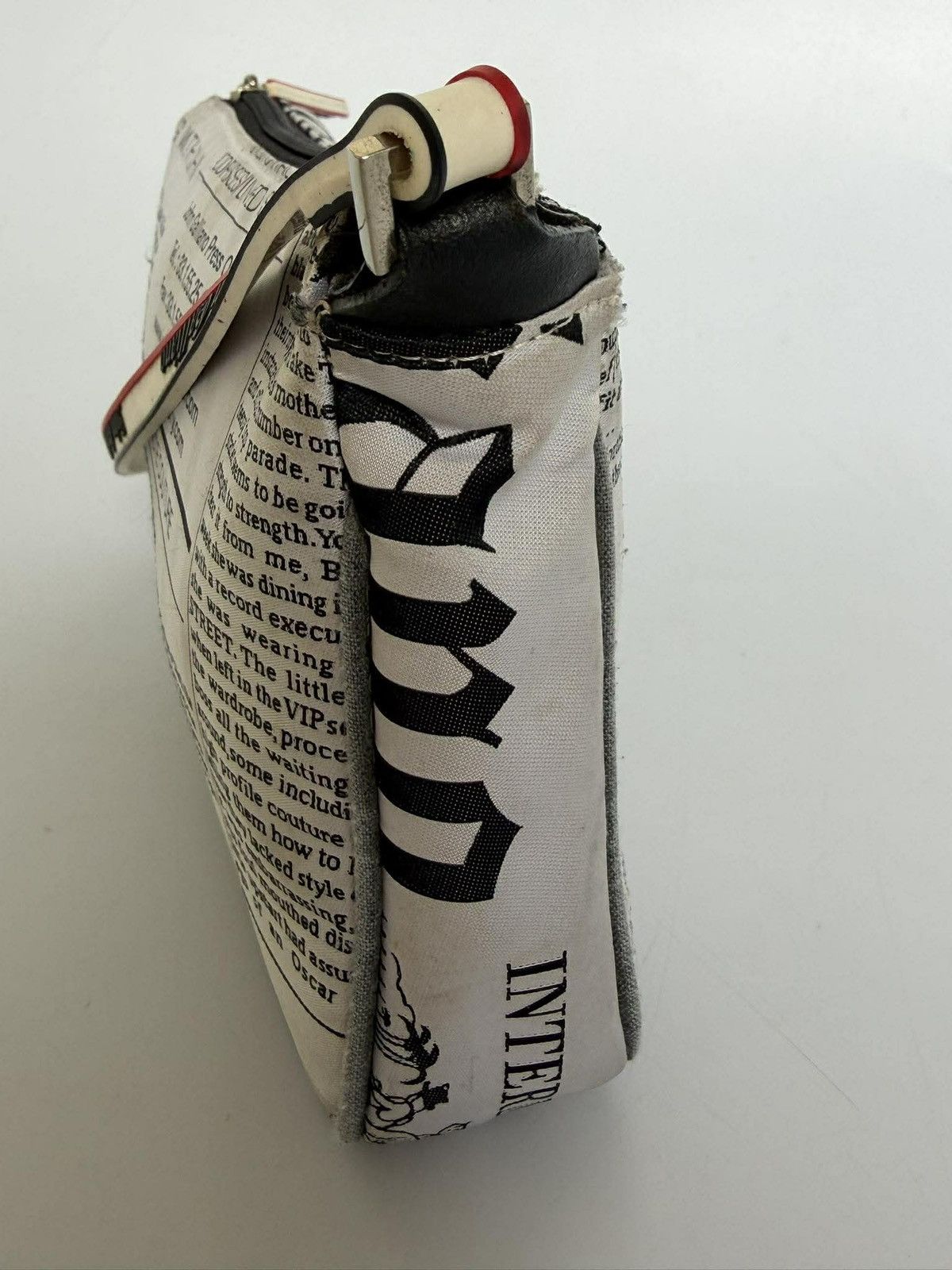 John Galliano John Galliano Newspaper Print Handbag Size ONE SIZE - 4 Thumbnail