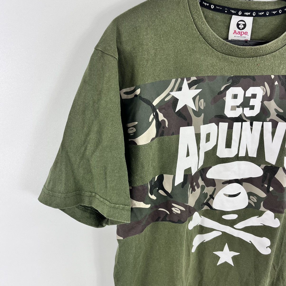 Aape Aape TShirt Y2K Big Logo American Style Green/Olive Size XL Size US XL / EU 56 / 4 - 3 Thumbnail