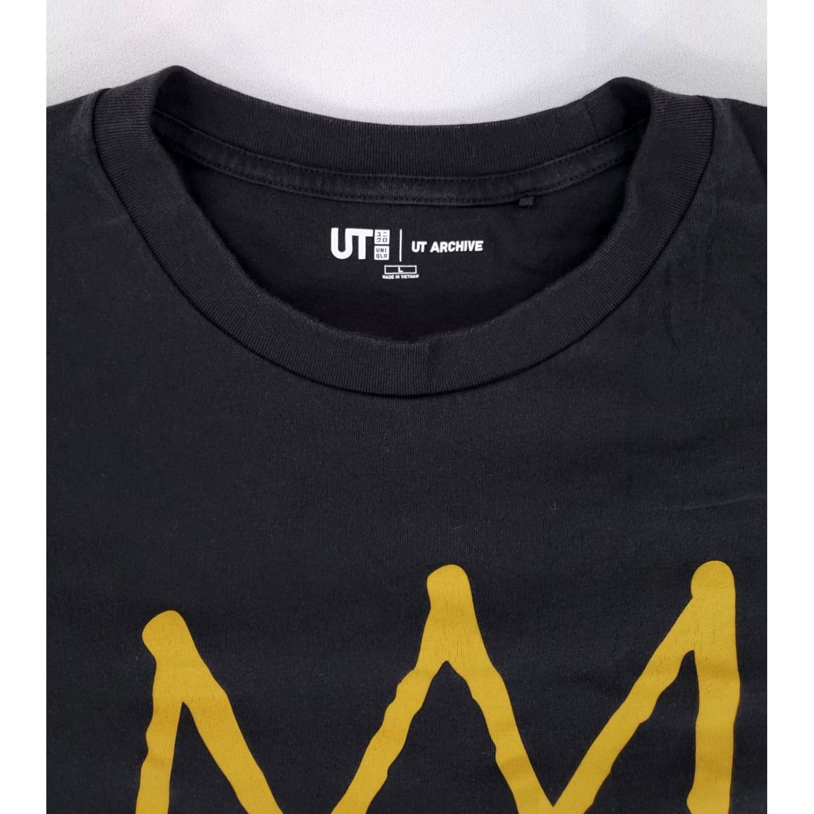 Uniqlo VINTAGE Uniqlo Archive Jean Michel Basquiat T Shirt Short Sleeve Black Mens L Size US L / EU 52-54 / 3 - 2 Thumbnail