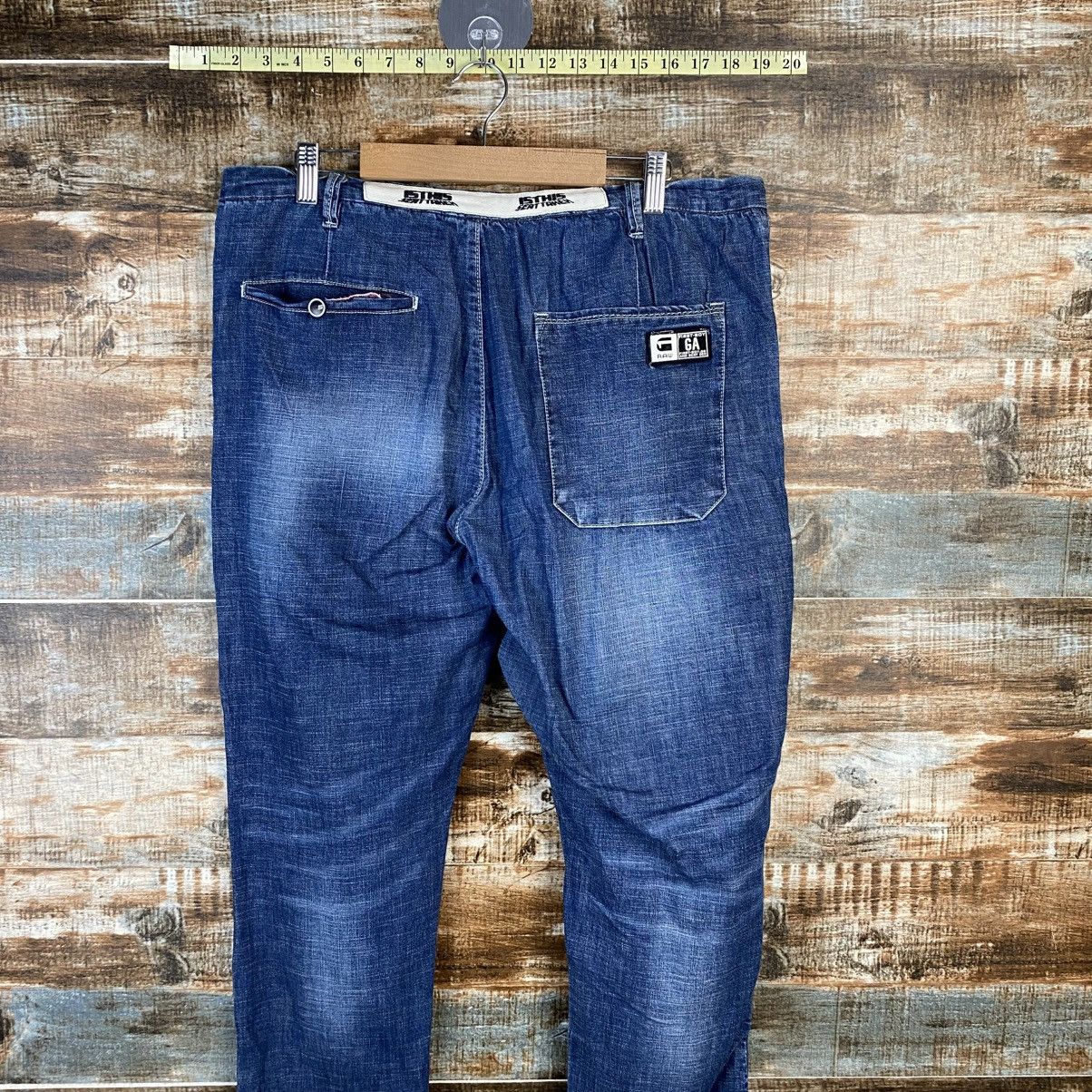 Japanese Brand DL Raw Blue Vintage faded Denim Pants #C1252 Size US 35 - 15 Thumbnail