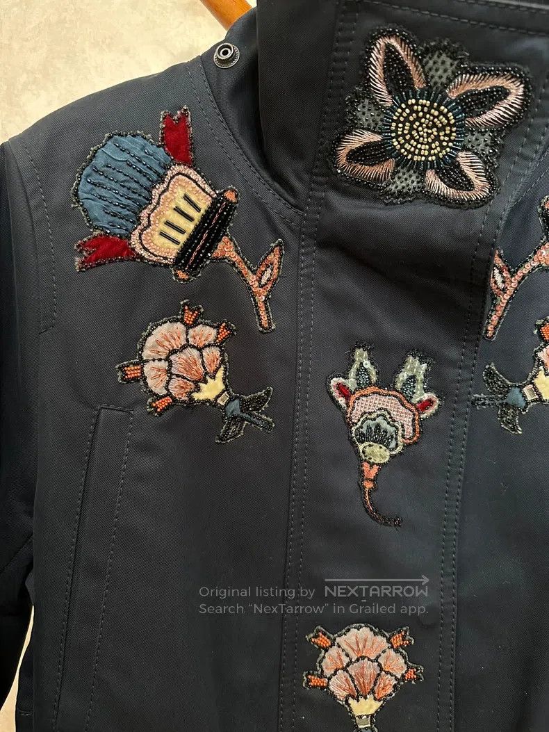 Valentino Valentino Embroidered padded jacket Size M / US 6-8 / IT 42-44 - 2 Thumbnail