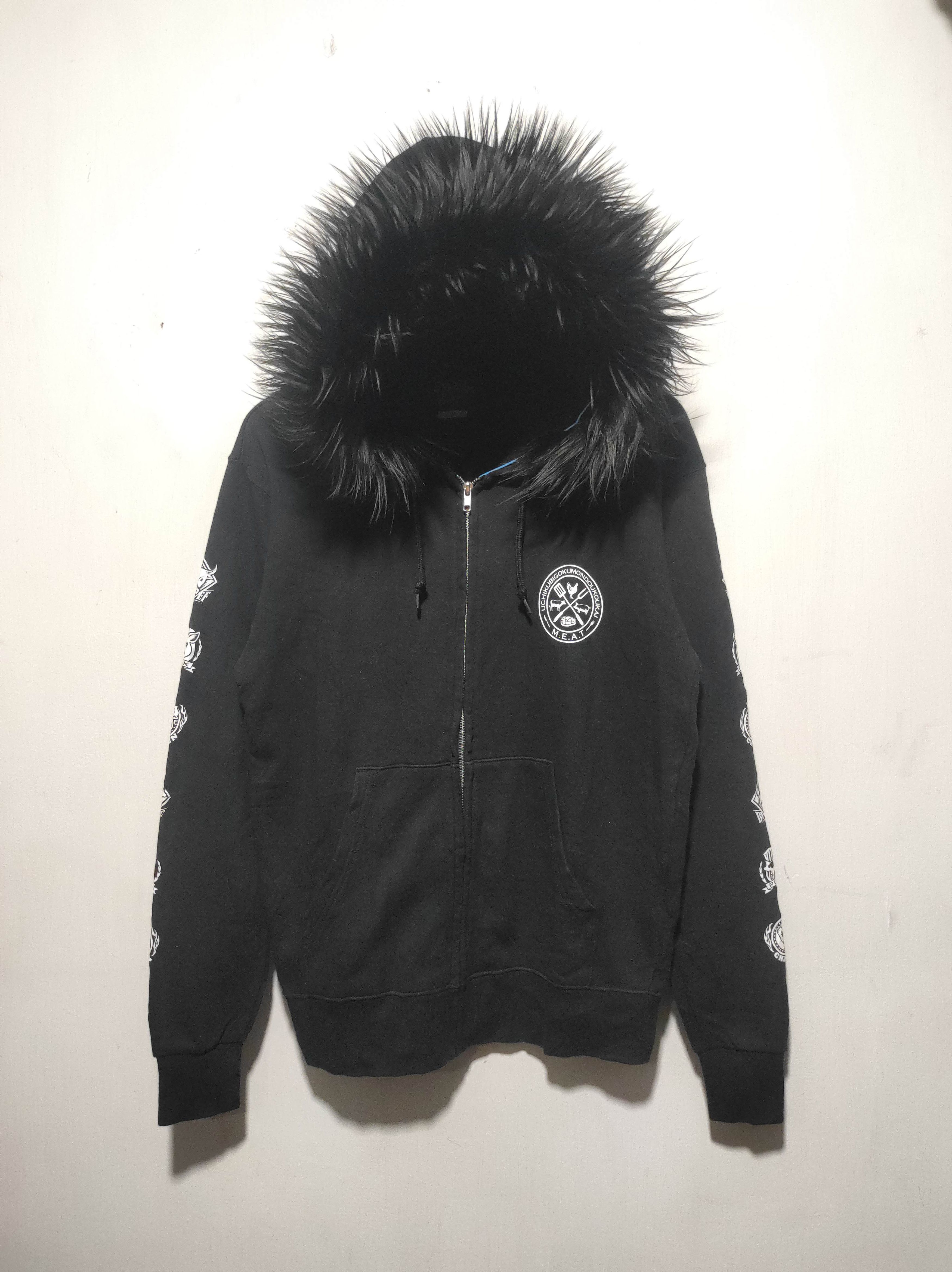 Japanese Brand Uchikubigokumon-Doukoukai Zip Fur Hoodie LGB style Size US M / EU 48-50 / 2 - 3 Thumbnail