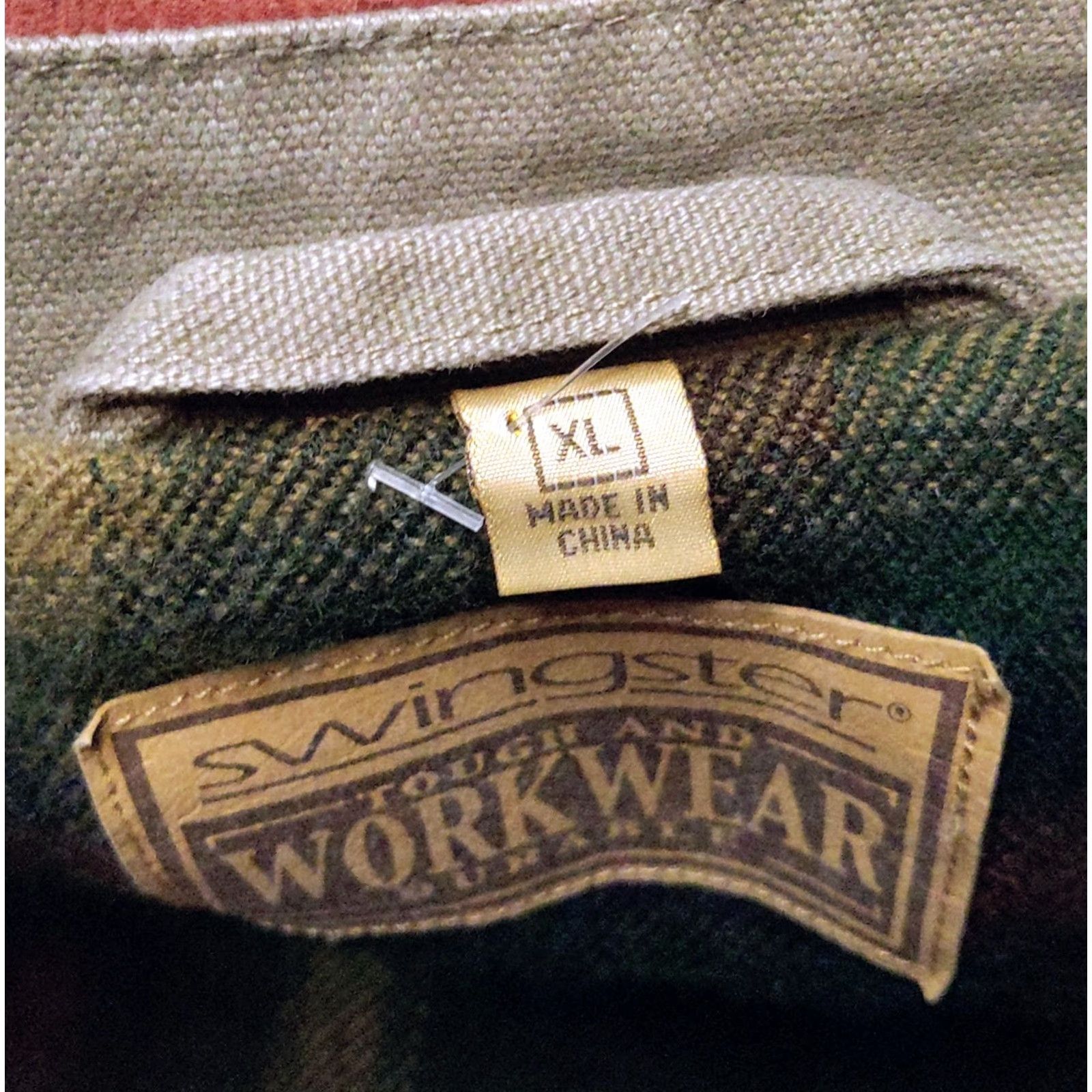 Vintage Swingster Jacket XL Workwear Cotton Canvas Grey Vintage Mens Coat Short Zip Hooded Pockets Clothing USA 90s Retro Utility Jacket Size US XL / EU 56 / 4 - 7 Thumbnail