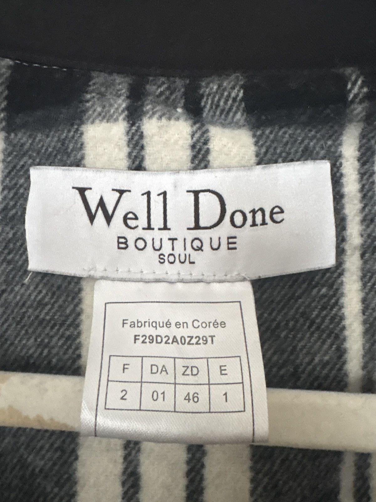 WE11DONE WE11DONE Half-zip Plaid Overshirt Jacket Size US M / EU 48-50 / 2 - 6 Thumbnail