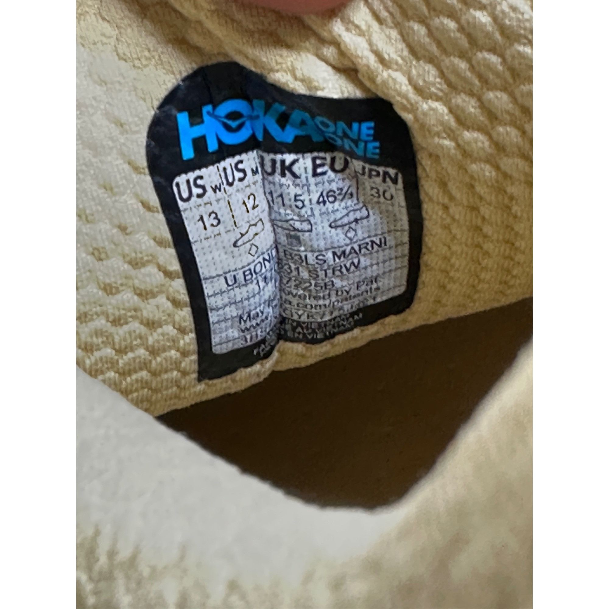Hoka × Marni Hoka x Marni Bondi B3LS Straw Size US 12 / EU 45 - 6 Thumbnail