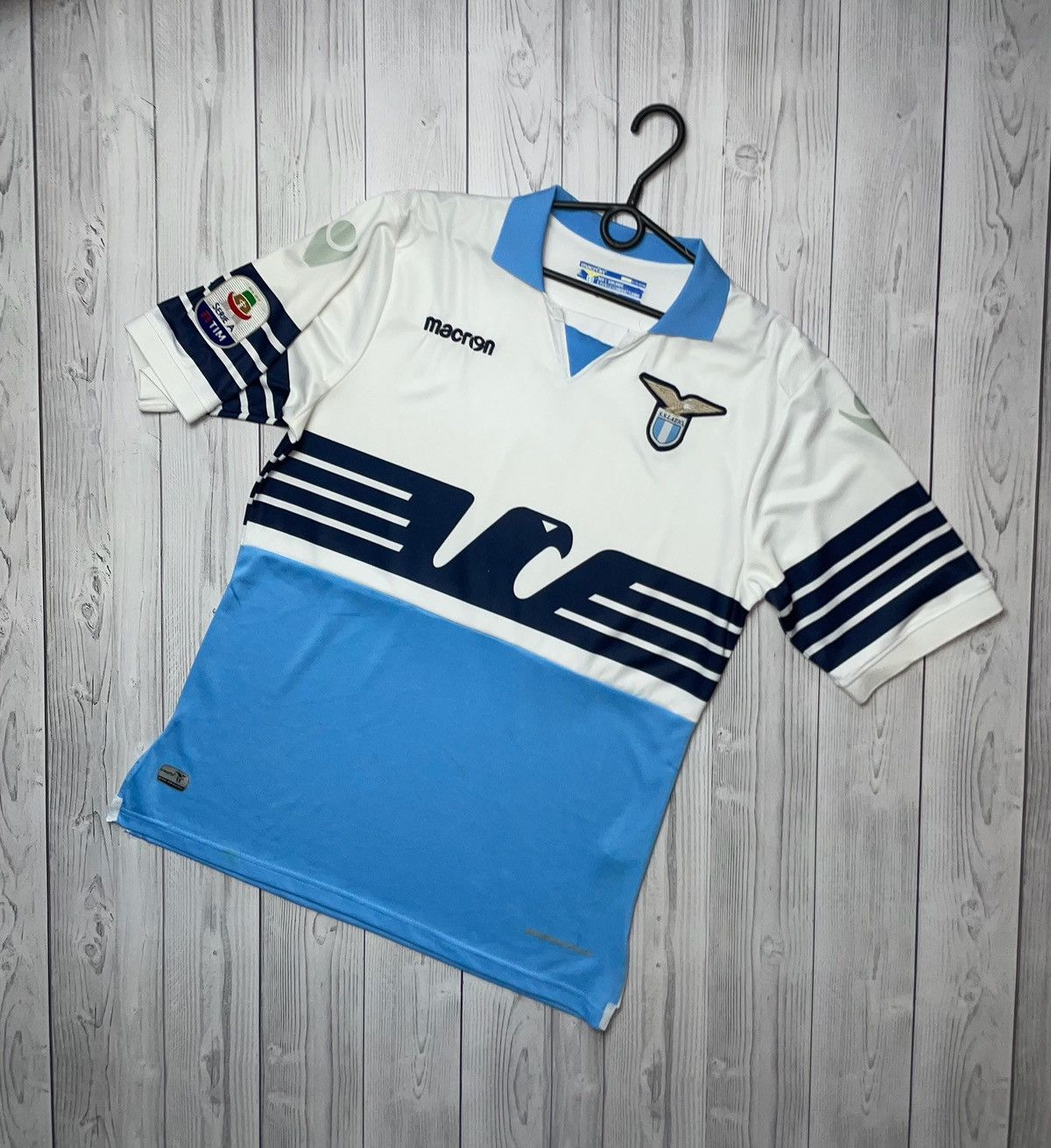 Vintage Vintage Lazio soccer jersey size L rare away blue Size US L / EU 52-54 / 3 - 1 Thumbnail
