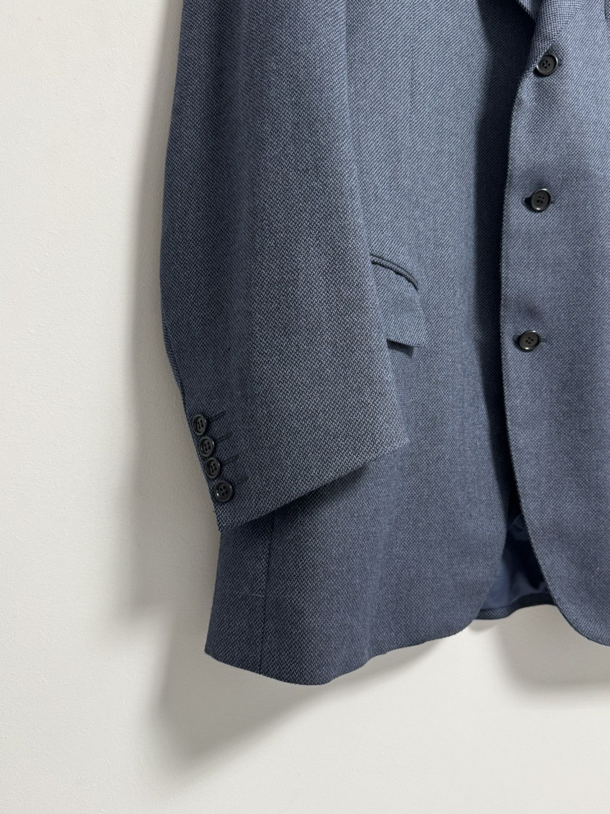 Canali Canali Blazer Men’s Blue Luxury Lana 58-R Size Size 54L - 4 Thumbnail
