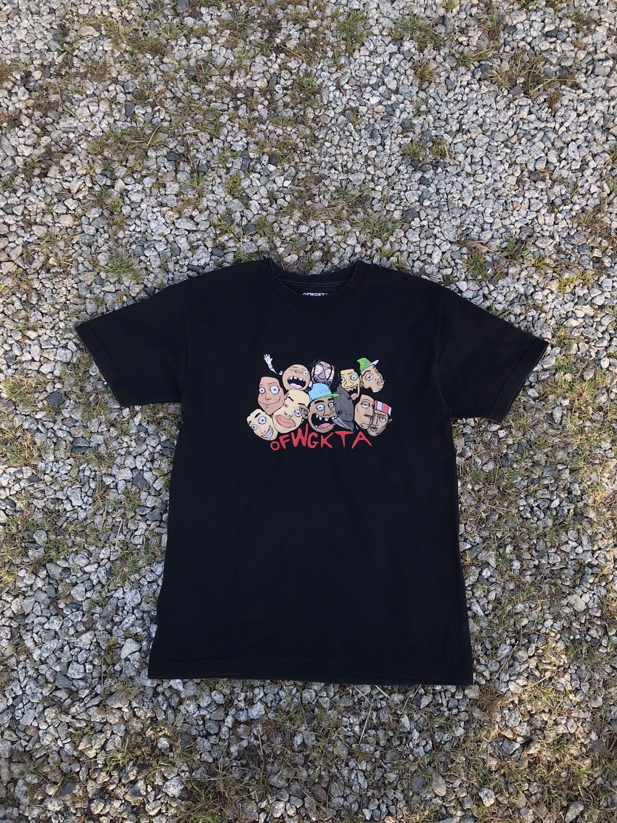 image of Golf Wang x Odd Future Wolf Gang Kill Them All Rap Tees in Black, Men's (Size Medium)