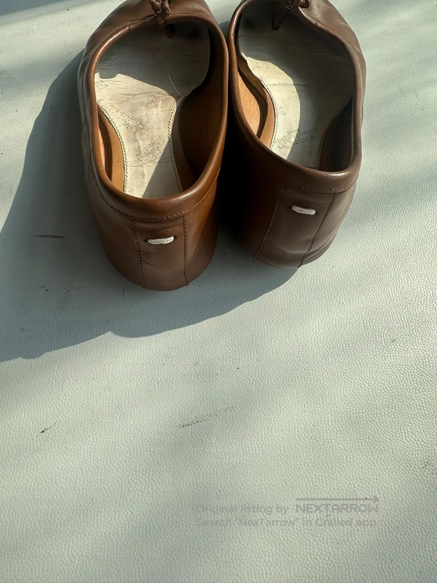 Maison Margiela Maison Margiela Tabi Leather Ballet Flats. Size US 4 / IT 34 - 3 Thumbnail