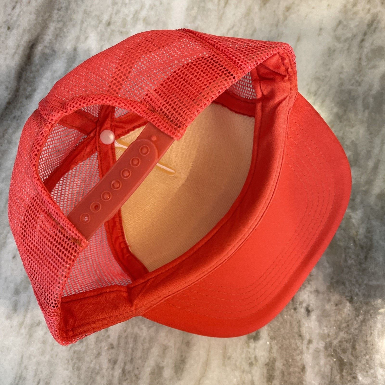 Vintage Tamco INC Hat Mens One Size Orange Snapback Trucker Cap Mesh Size ONE SIZE - 7 Thumbnail