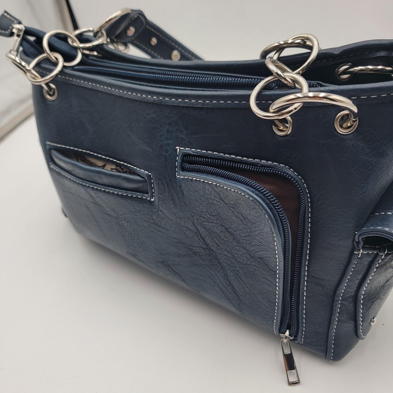 Claude Montana Montana West Women's Shoulder Bag Patriotic Handbag Wallet Size ONE SIZE - 3 Thumbnail