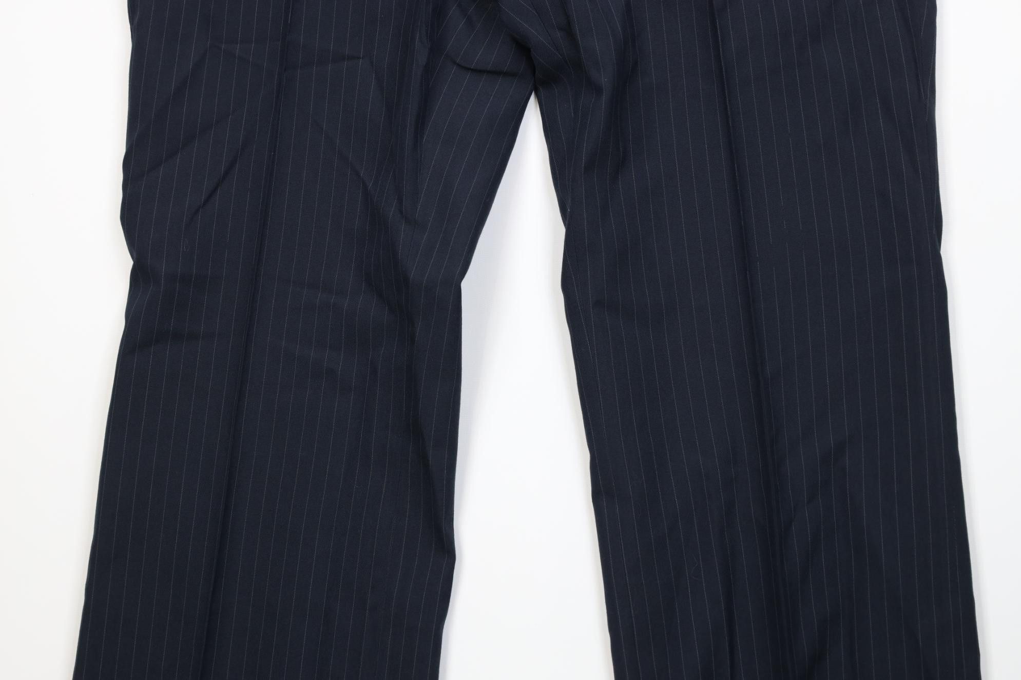 Vintage Vintage 70s Streetwear Knit Pinstriped Wide Leg Chino Pants Size US 36 / EU 52 - 3 Thumbnail