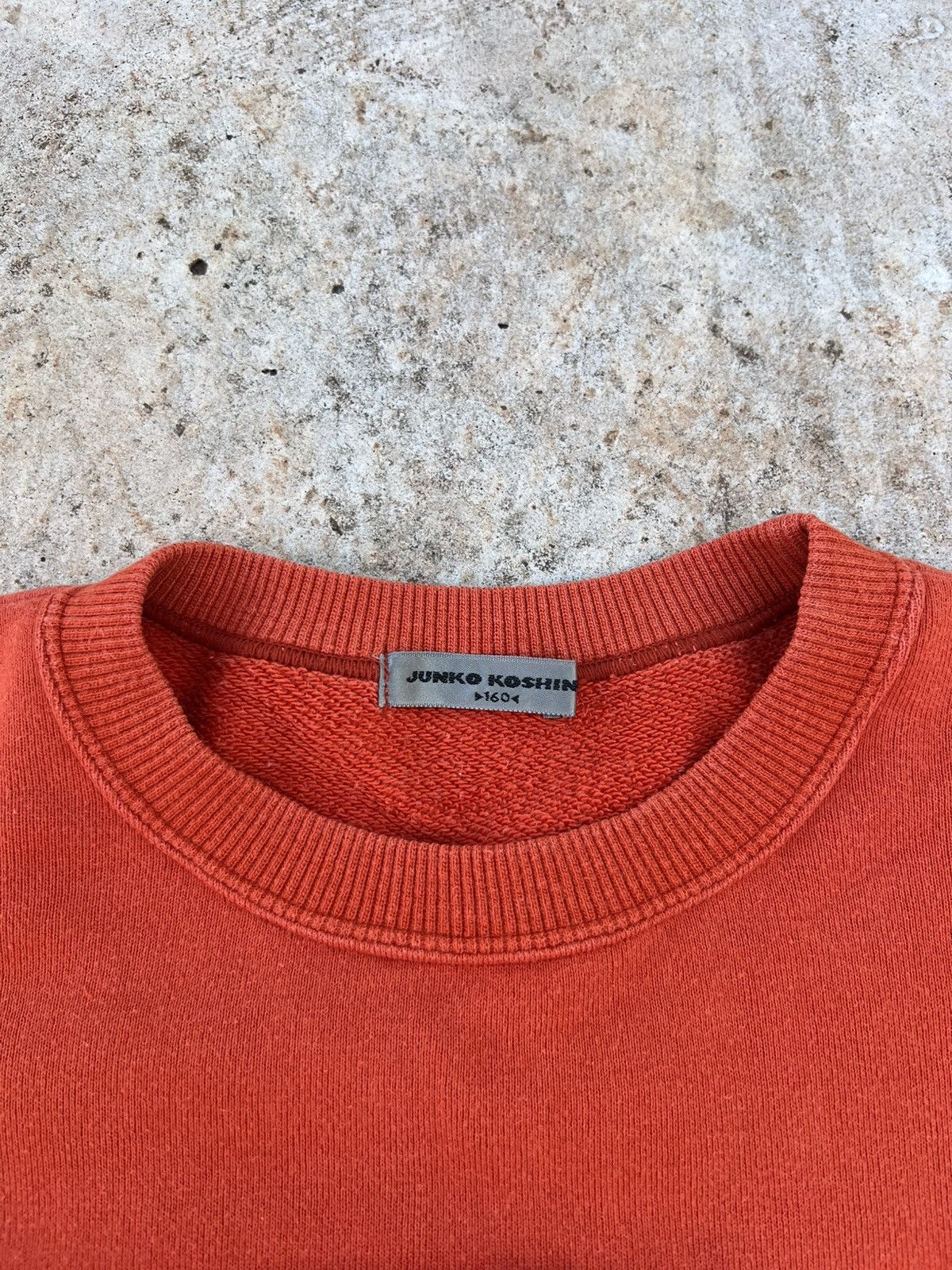 Japanese Brand Junko Koshino Orange Crewneck Size US L / EU 52-54 / 3 - 7 Thumbnail