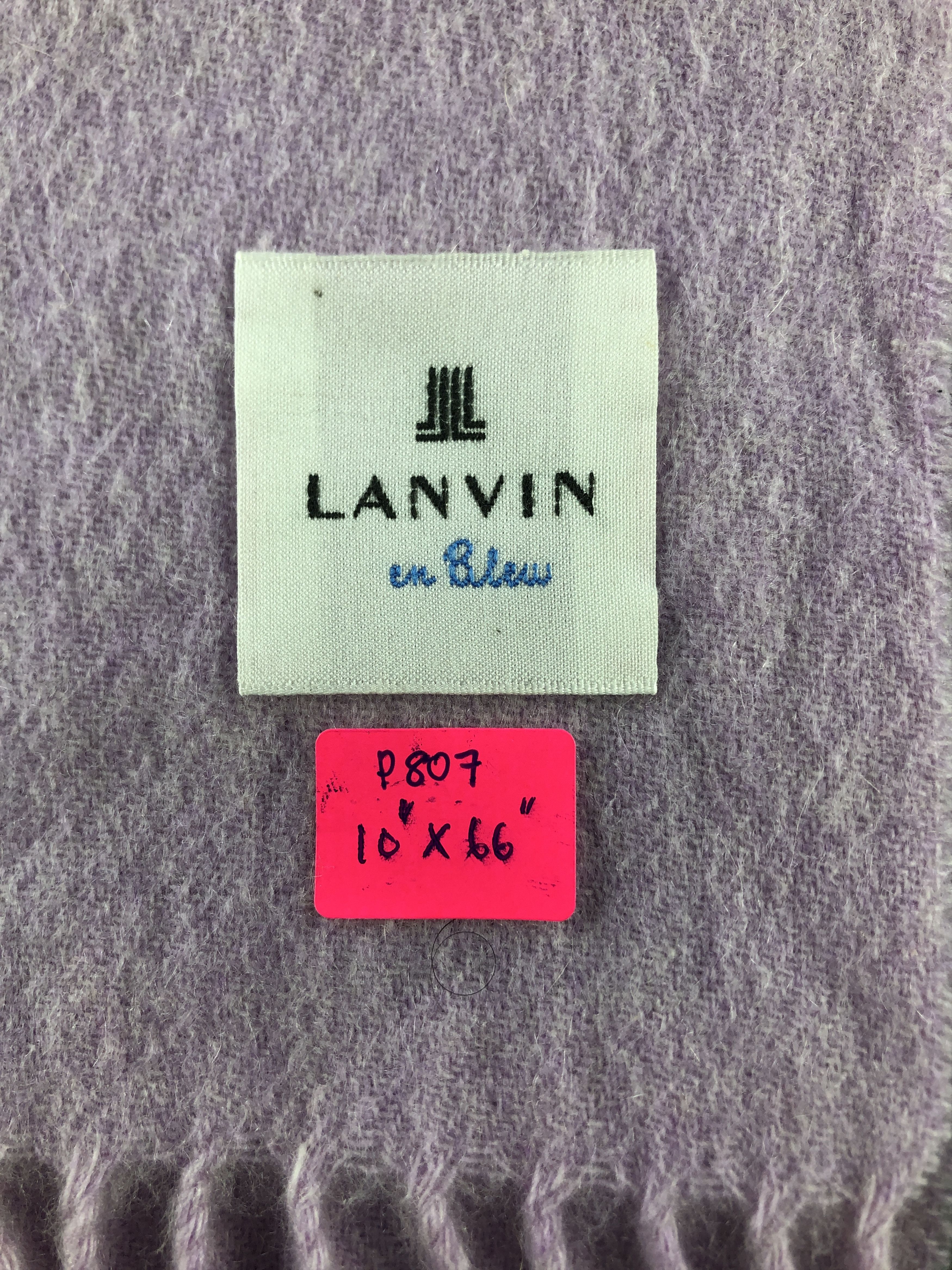 Lanvin Lanvin Cashmere Scarf / Muffler / Neckwear P807 Size ONE SIZE - 4 Thumbnail