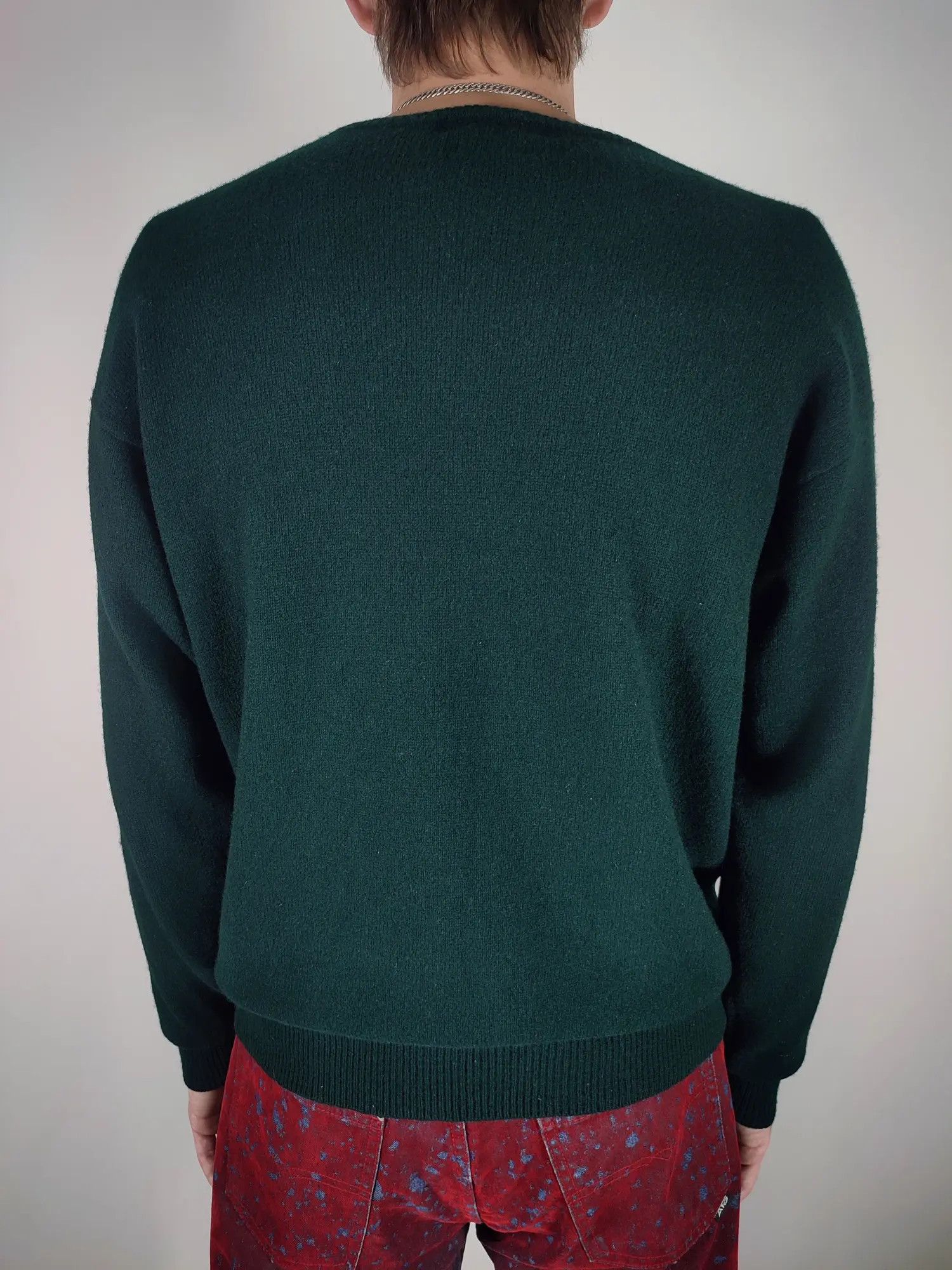 Polo Ralph Lauren Vintage Polo Ralph Lambswool Paint Soft Sweater Size US L / EU 52-54 / 3 - 18 Thumbnail