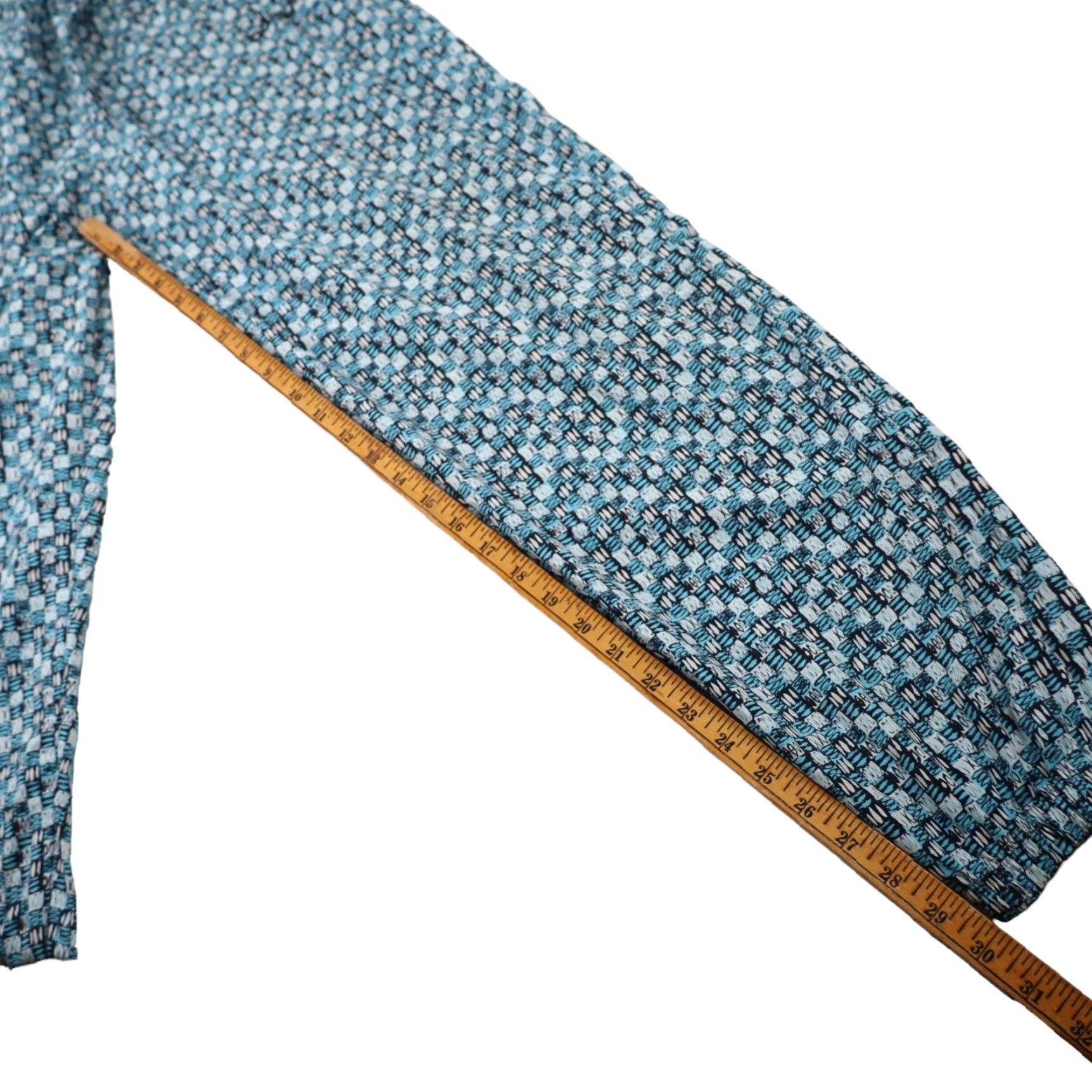 Adidas VINTAGE Adidas Allover Print Muscle Pants Mens Jogger Blue 28"x30" Small Regular Size XS? Size US 29 - 8 Thumbnail