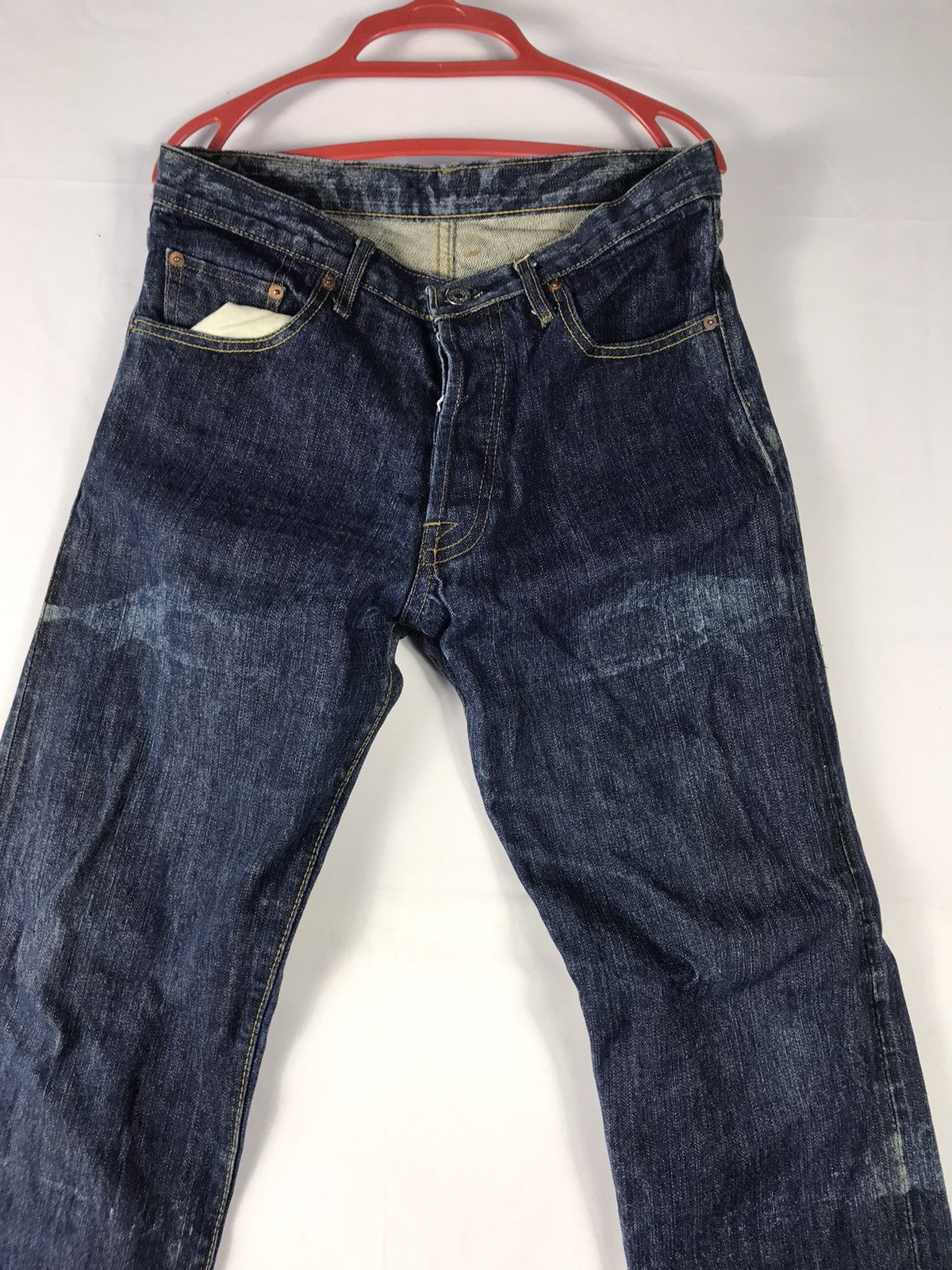 Levi's vintage Levis jeans distressed selvage Size US 32 / EU 48 - 2 Thumbnail