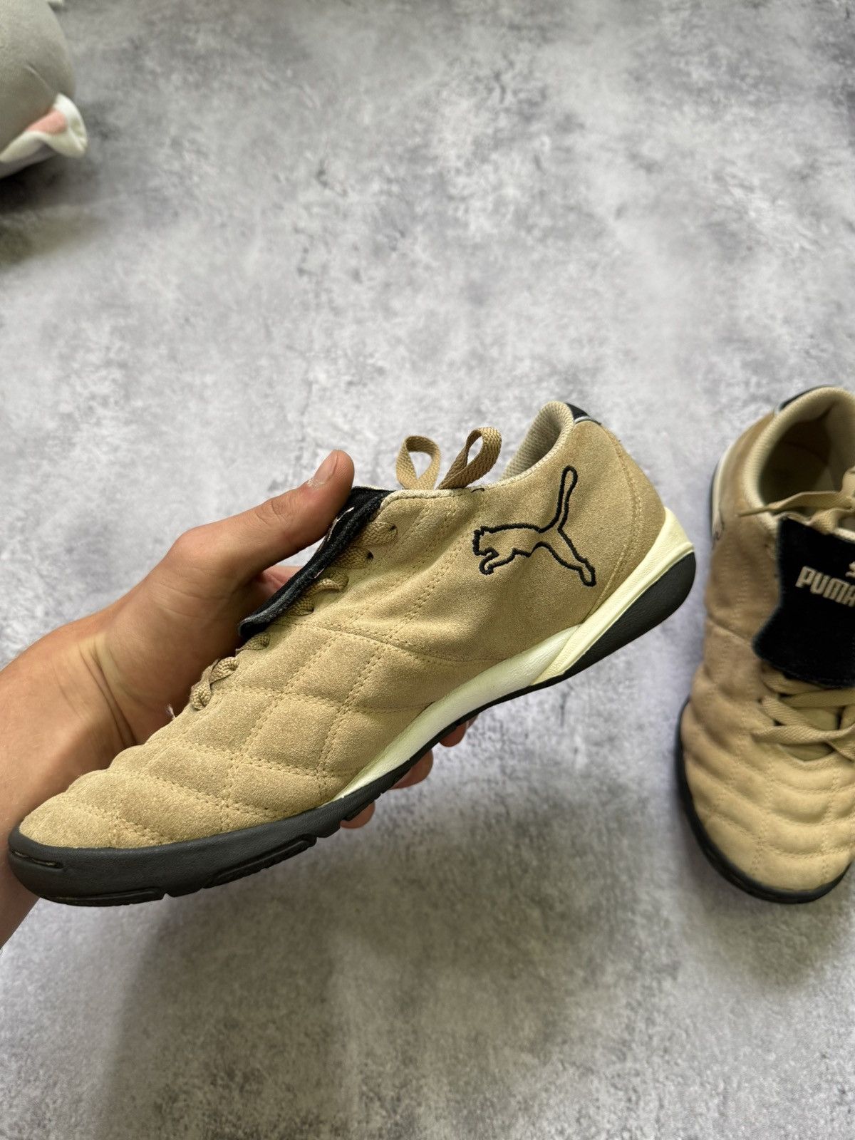 Puma × Vintage Vintage Puma Speedcat Beige Hype Sneakers Streetwear Rare Size US 7.5 / EU 40-41 - 4 Thumbnail