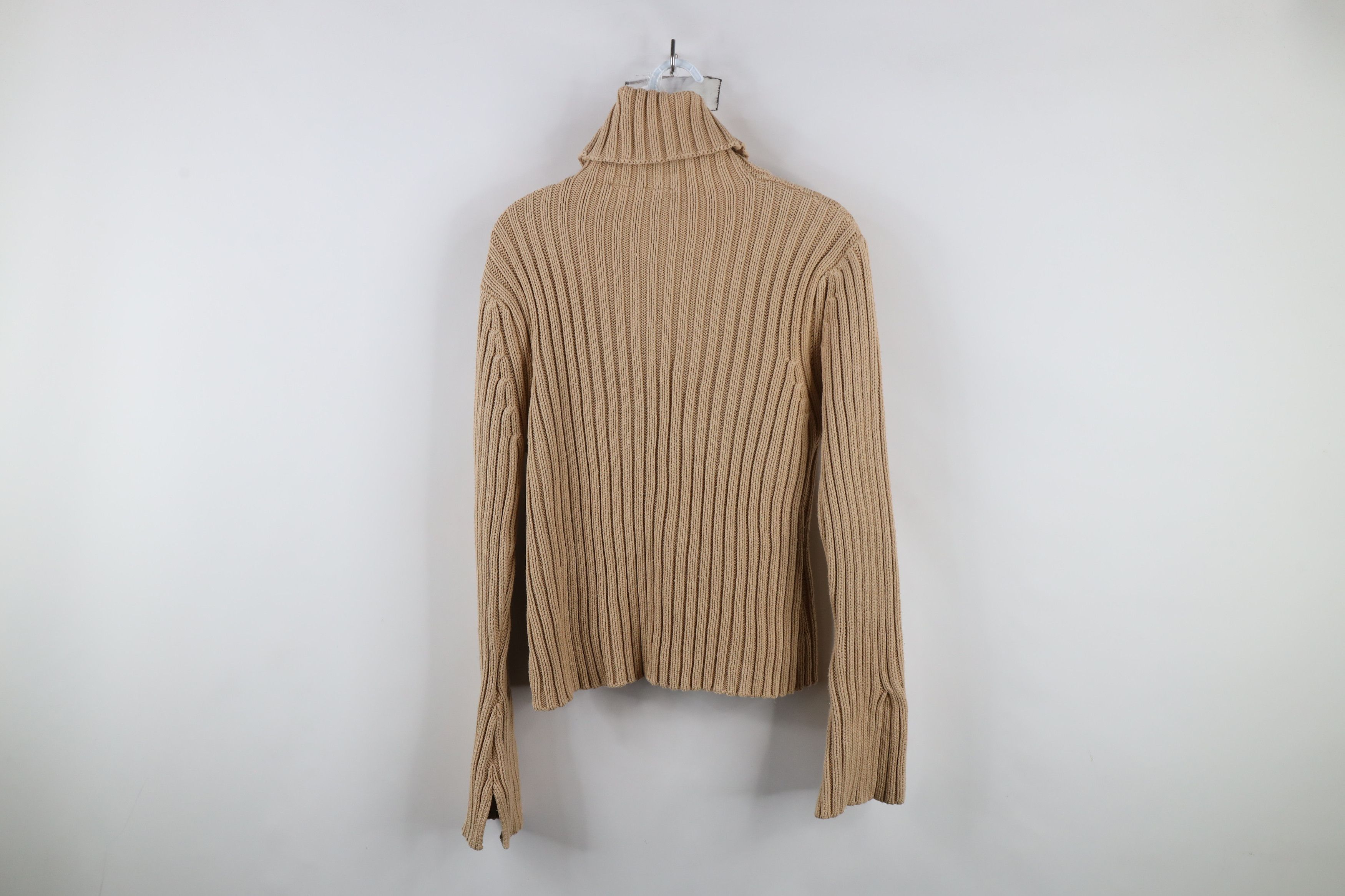 Vintage Vintage 90s Y2K Babydoll Sleeve Ribbed Turtleneck Sweater Size XL / US 12-14 / IT 48-50 - 6 Thumbnail