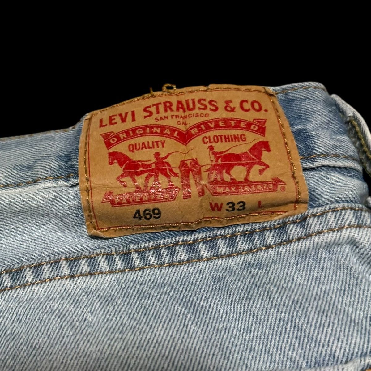 Levi's Levi's 505 Light Wash Distressed Jeans Men's 33.5x27 5/8 Size US 33 - 3 Thumbnail