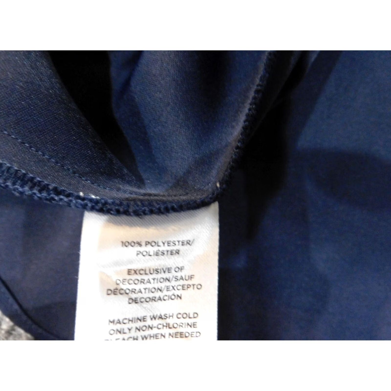 Ann Taylor Ann Taylor Loft Shirt Women Medium Blue Pullover Polyester Knit Ruffle Short Sleeve Round Neck Casual Basic Modern Slub Vintage No Size M / US 6-8 / IT 42-44 - 6 Thumbnail