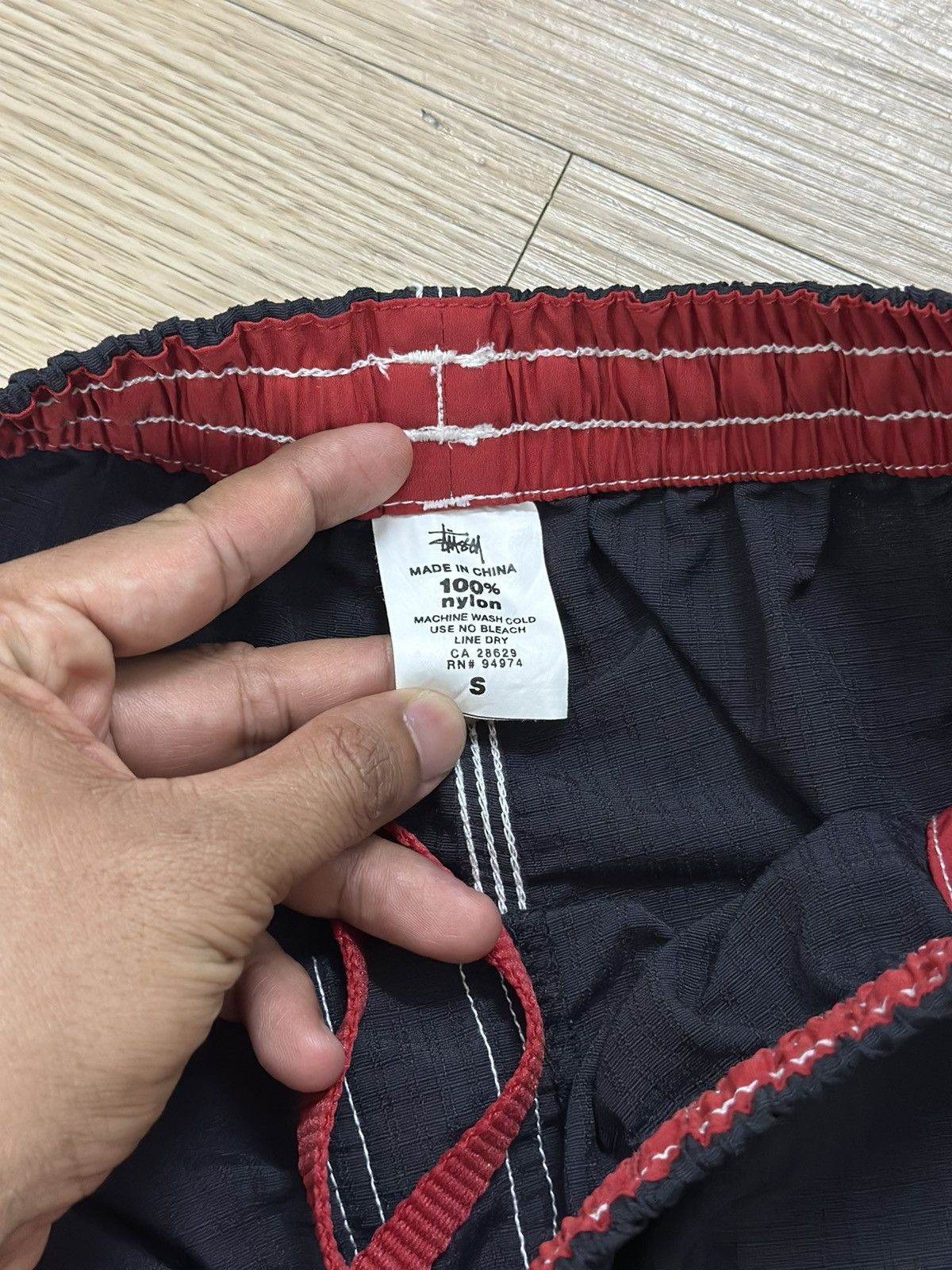Stussy × Vintage Rare And Beautiful Vintage Stussy Cargo Pocket Shorts Size US 32 / EU 48 - 7 Thumbnail