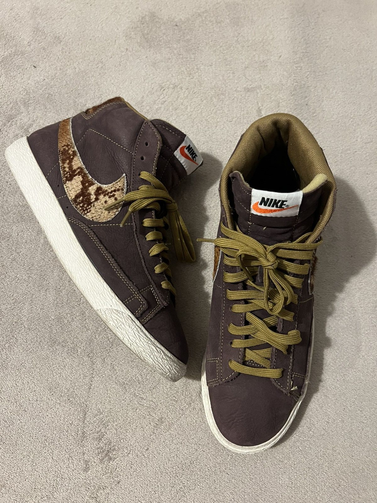Nike × Vintage Nike SB Blazer Safari Pack Mahogany Sail sneakers Size US 10 / EU 43 - 2 Thumbnail