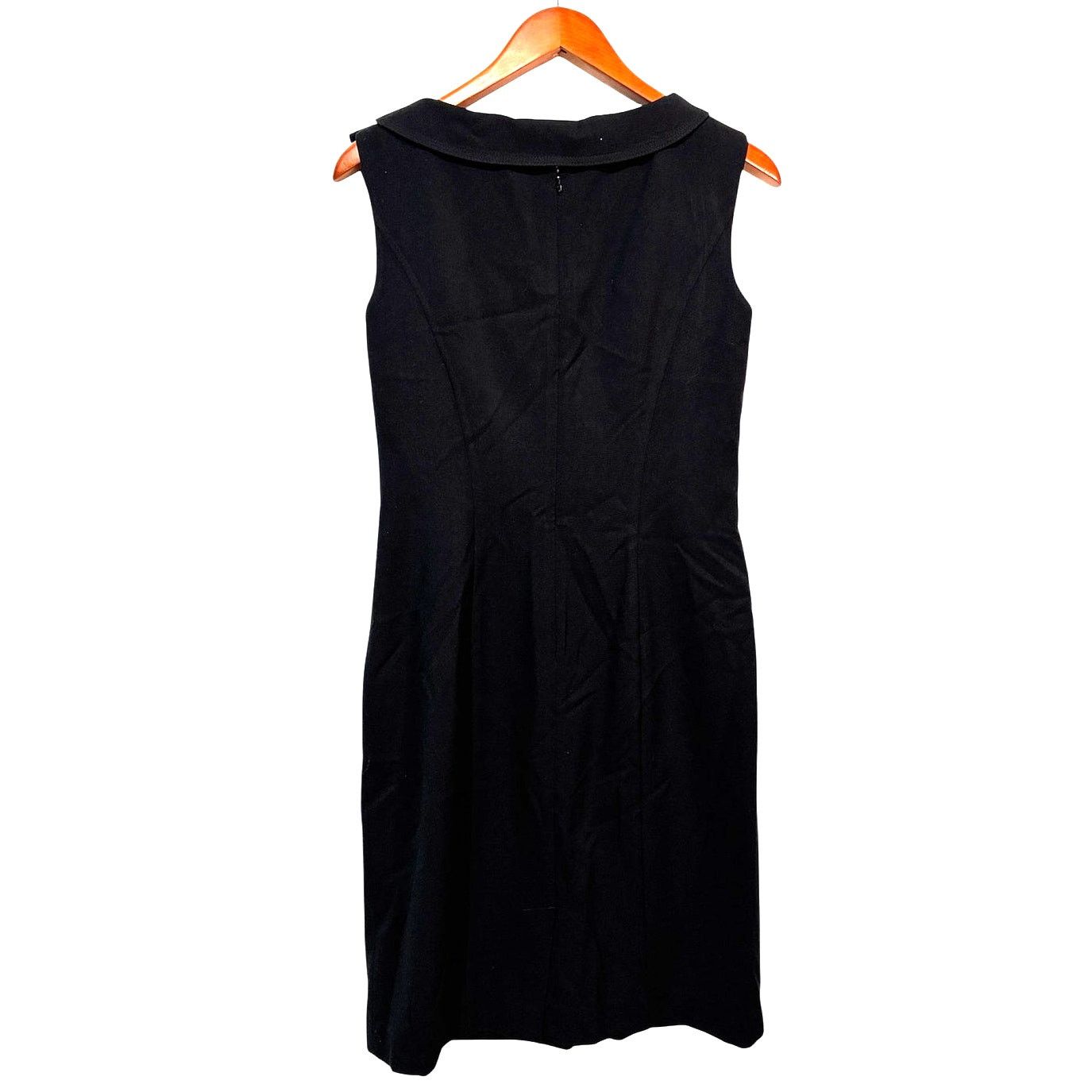 Calvin Klein Size 6 CALVIN KLEIN Sleeveless Knee Length LBD Sheath Dress Size M / US 6-8 / IT 42-44 - 2 Thumbnail