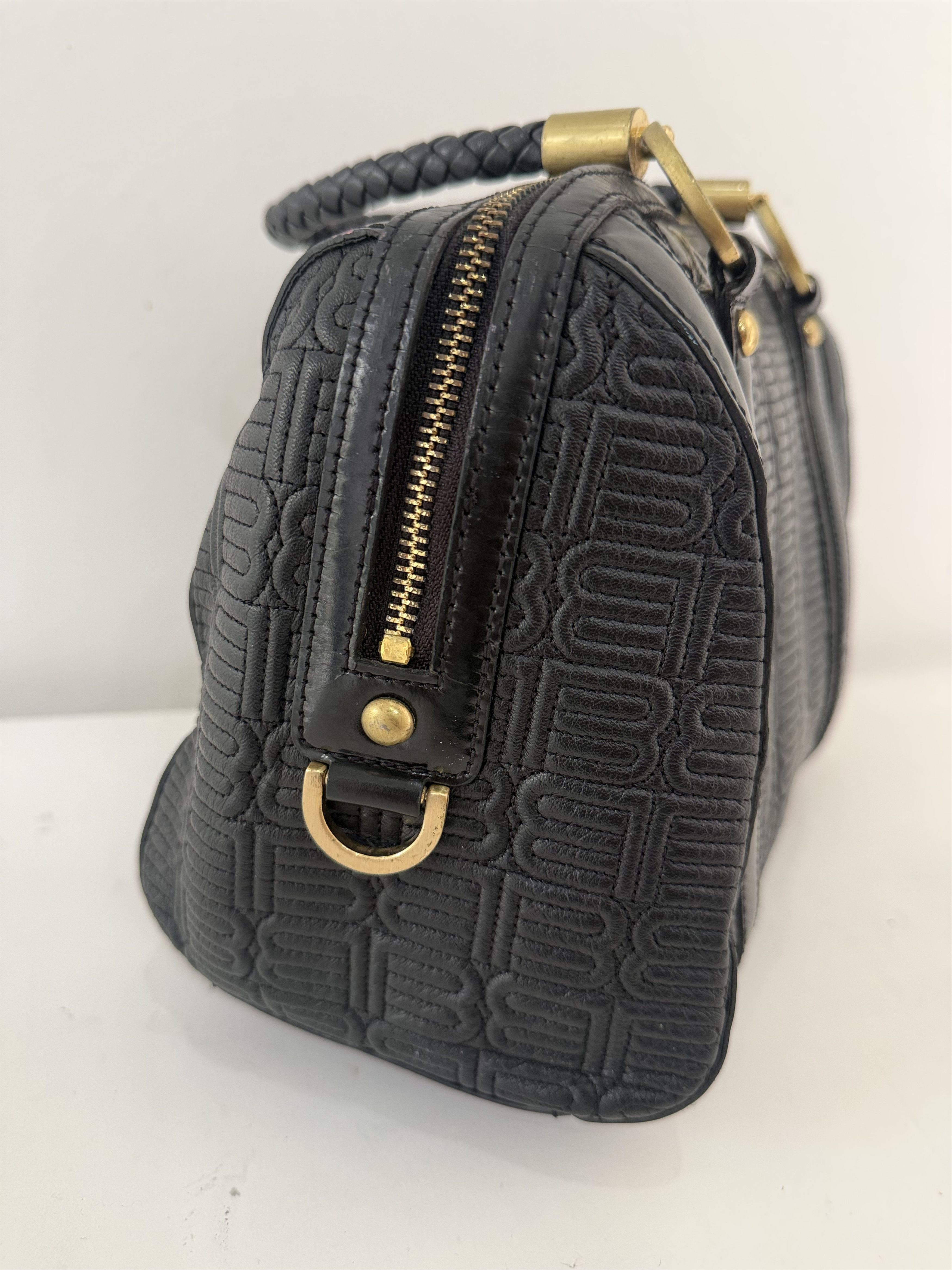 Balenciaga Balenciaga - Vintage Mini Leather Quilted Boston Bag Size ONE SIZE - 10 Thumbnail