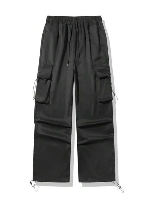 Japanese Brand Black Parachute Multi-Pocket Sweatpants Gorpcore Cargo Size US 34 / EU 50 - 8 Thumbnail