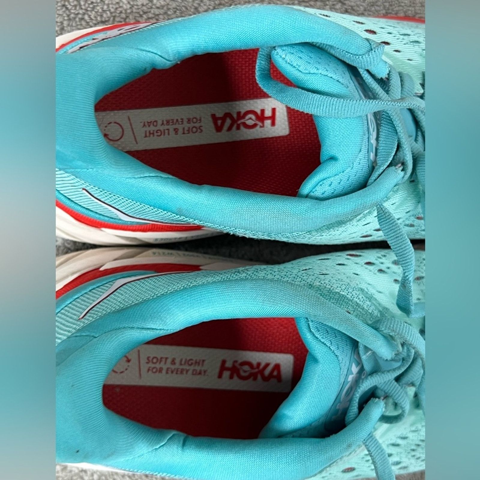Hoka HOKA Clifton 8 Women’s Size 7.5 B Aquarelle/Eggshell Shoes Size US 7.5 / IT 37.5 - 9 Thumbnail