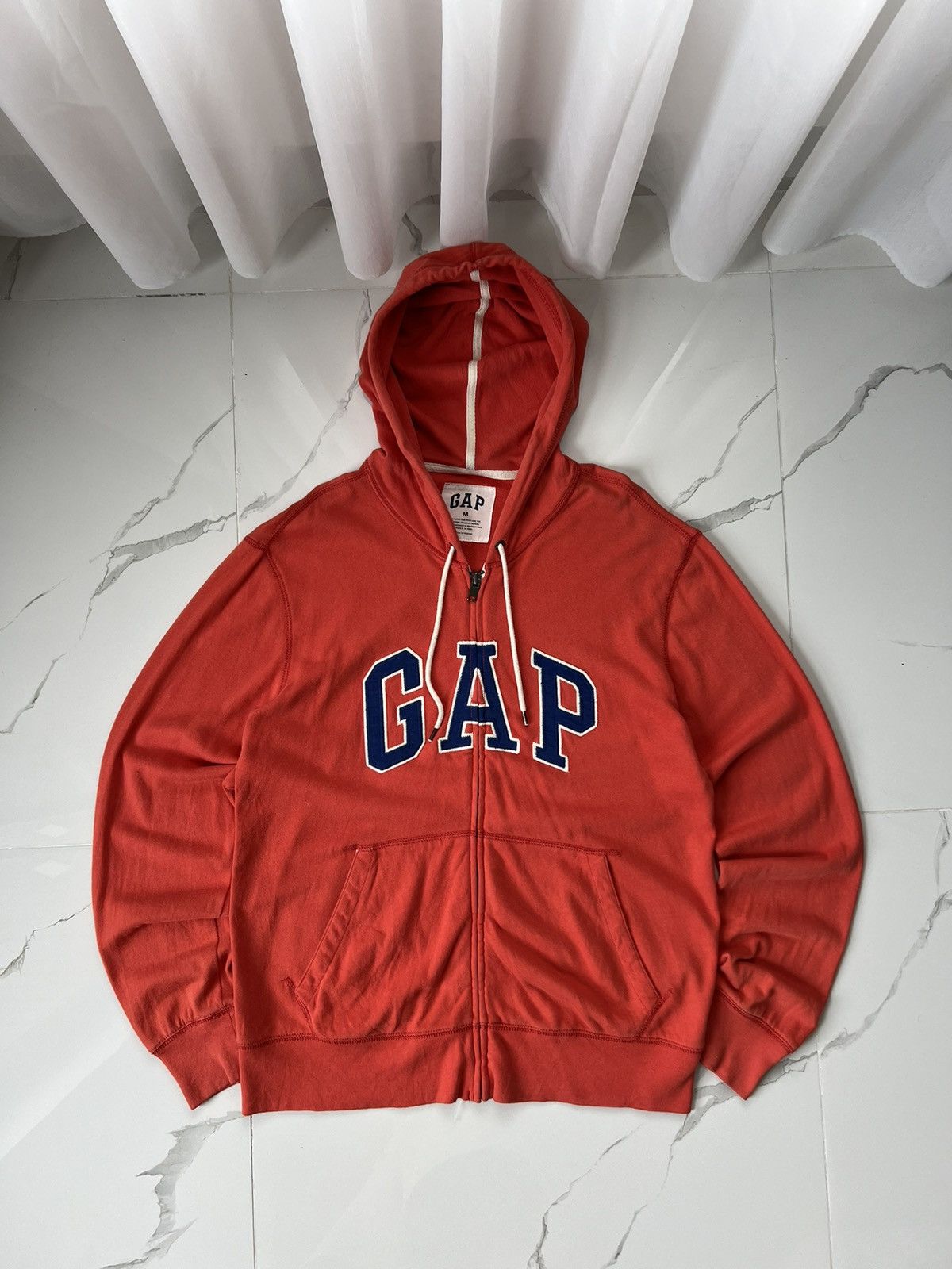 Gap × Vintage 90's GAP ZIP HOODIE RARE Y2K SKATE RETRO Size US M / EU 48-50 / 2 - 1 Thumbnail