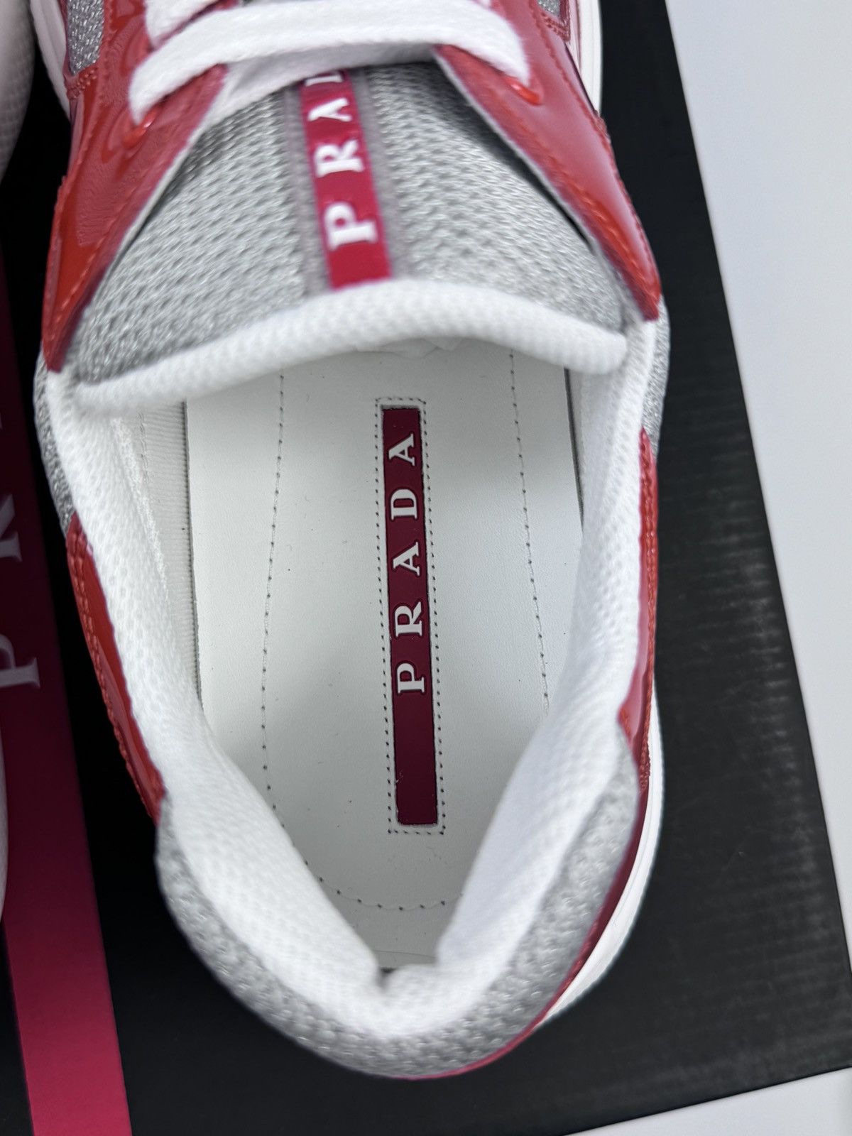 Prada PATENT FINISH SNEAKERS Size US 10 / EU 43 - 8 Thumbnail