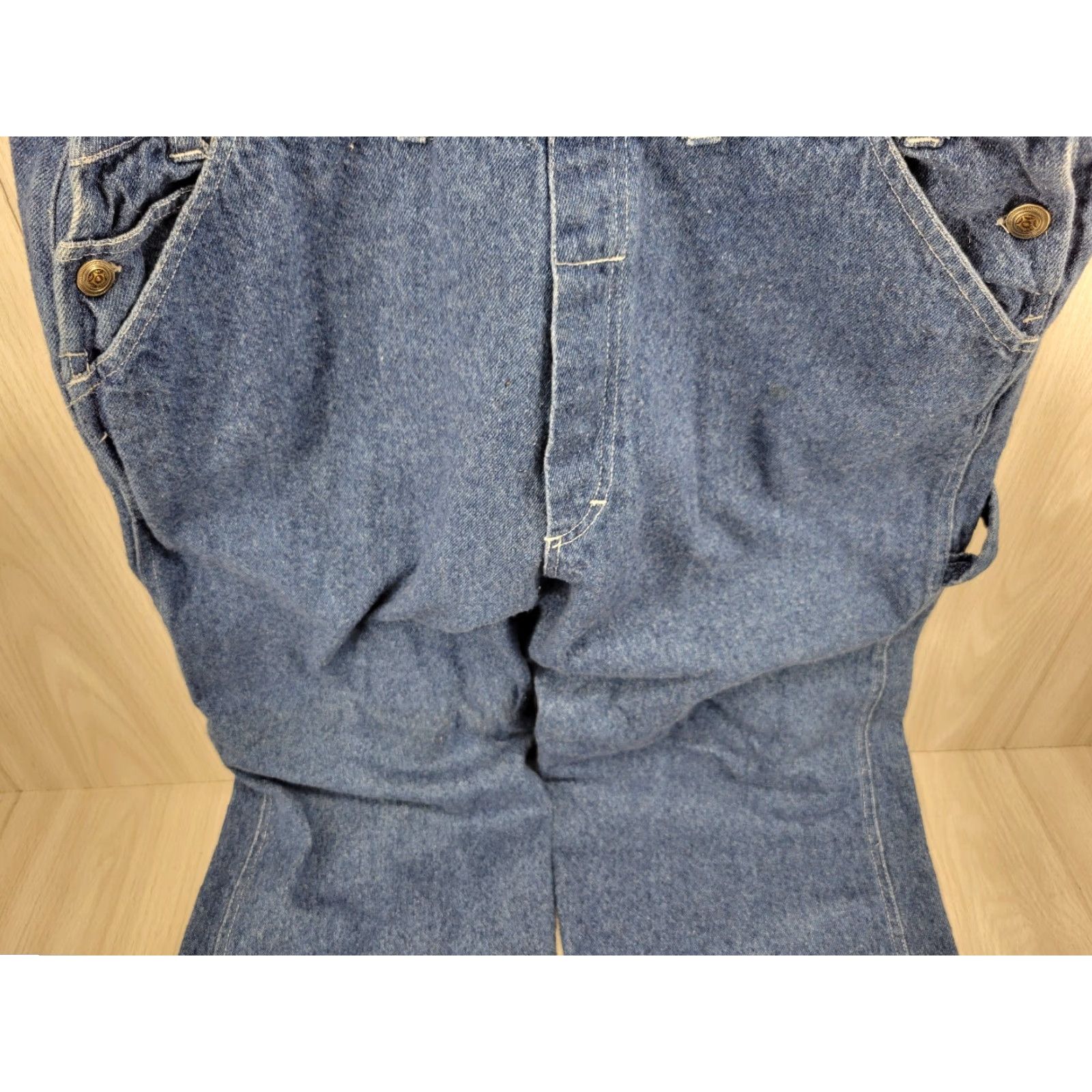 Tommy Hilfiger VINTAGE Tommy Hilfiger Tommy Girl Spell Out Bib Overalls Jeans Women Medium Blue 90s Fashion Size 32" / US 10 / IT 46 - 5 Thumbnail