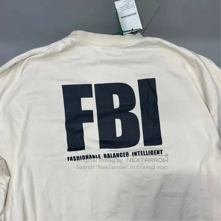 Balenciaga Balenciaga White Short Sleeve Logo T. Size US M / EU 48-50 / 2 - 7 Thumbnail