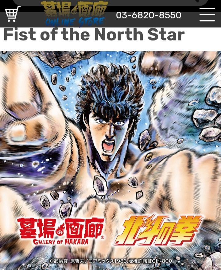 Japanese Brand Rei - Fist of the North Star 💥 Anime Tshirt Size US M / EU 48-50 / 2 - 3 Thumbnail