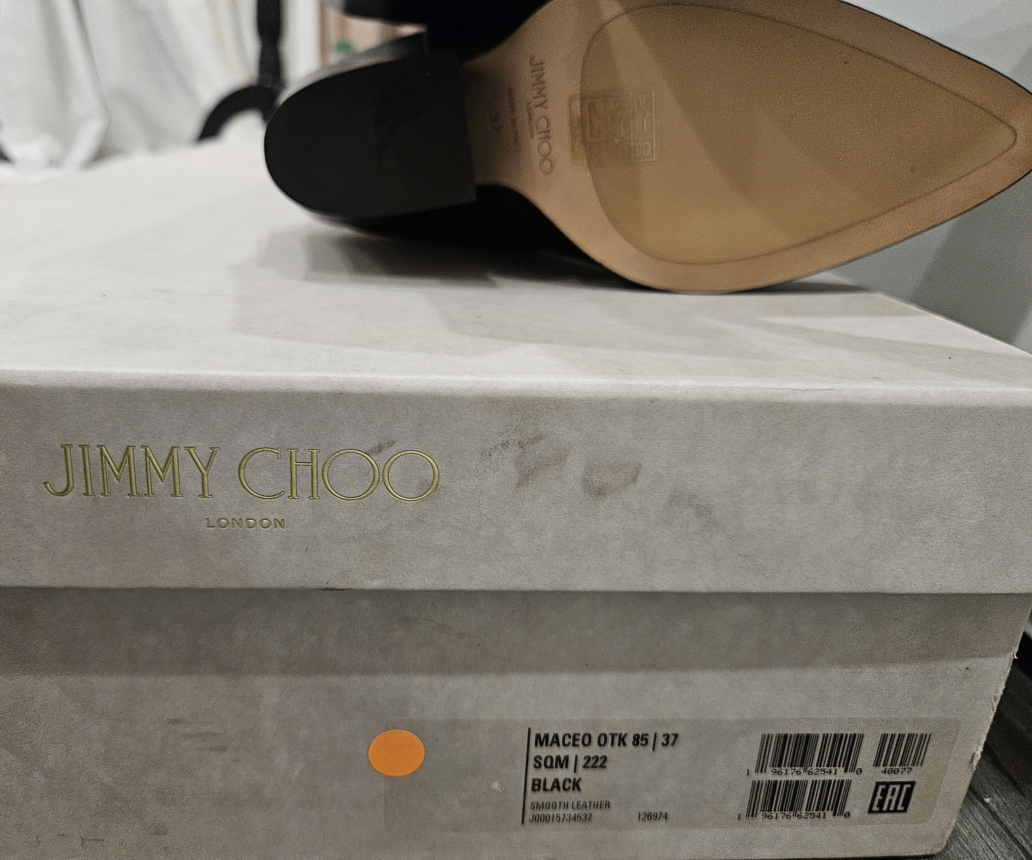 Jimmy Choo Jimmy Choo 100% Leather Maceo 85mm over-the-knee boots Size US 7 / IT 37 - 13 Thumbnail
