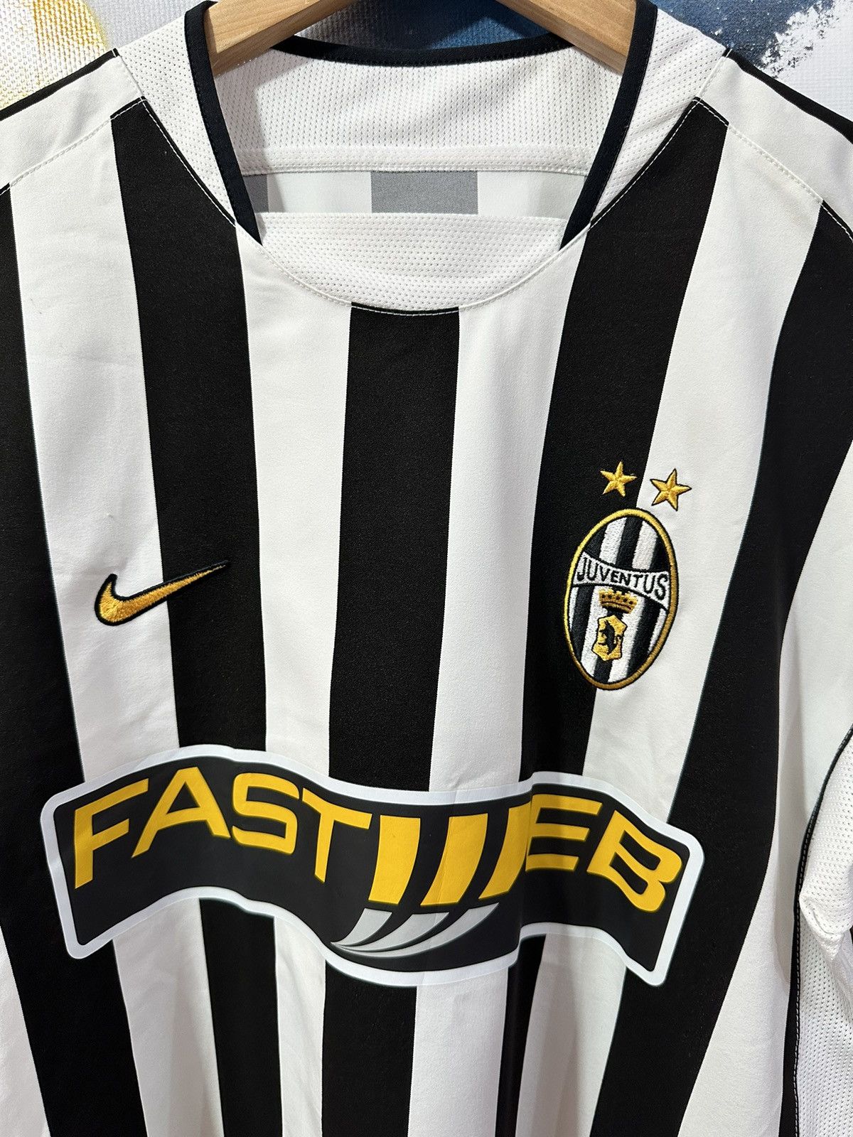 Nike 🩸RARE🩸 Juventus Vintage Jersey Nike 2003/2004 Size US L / EU 52-54 / 3 - 5 Thumbnail
