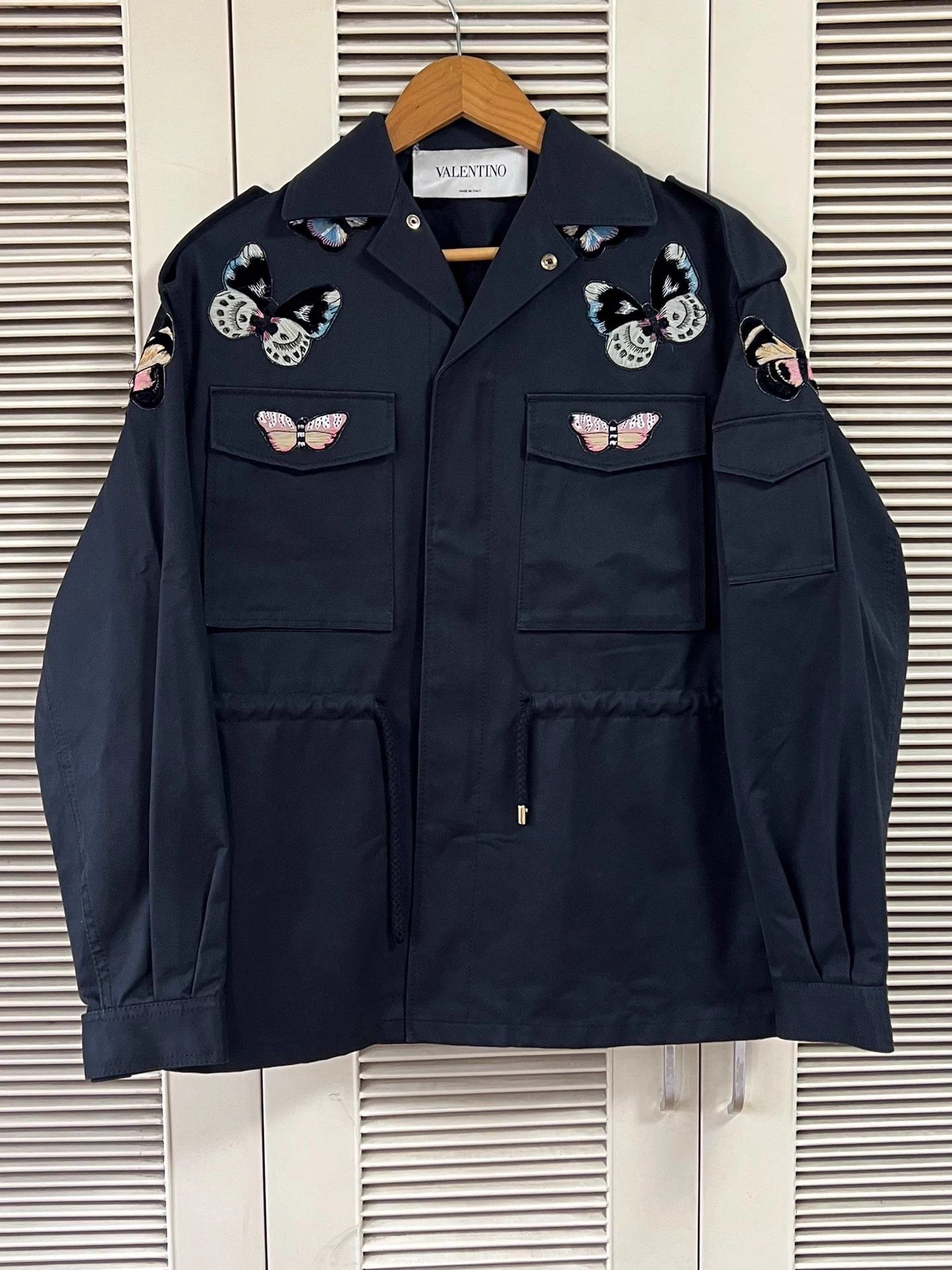 Valentino Valentino Butterfly Embroidery Women's Jacket Size 4 Size S / US 4 / IT 40 - 1 Thumbnail