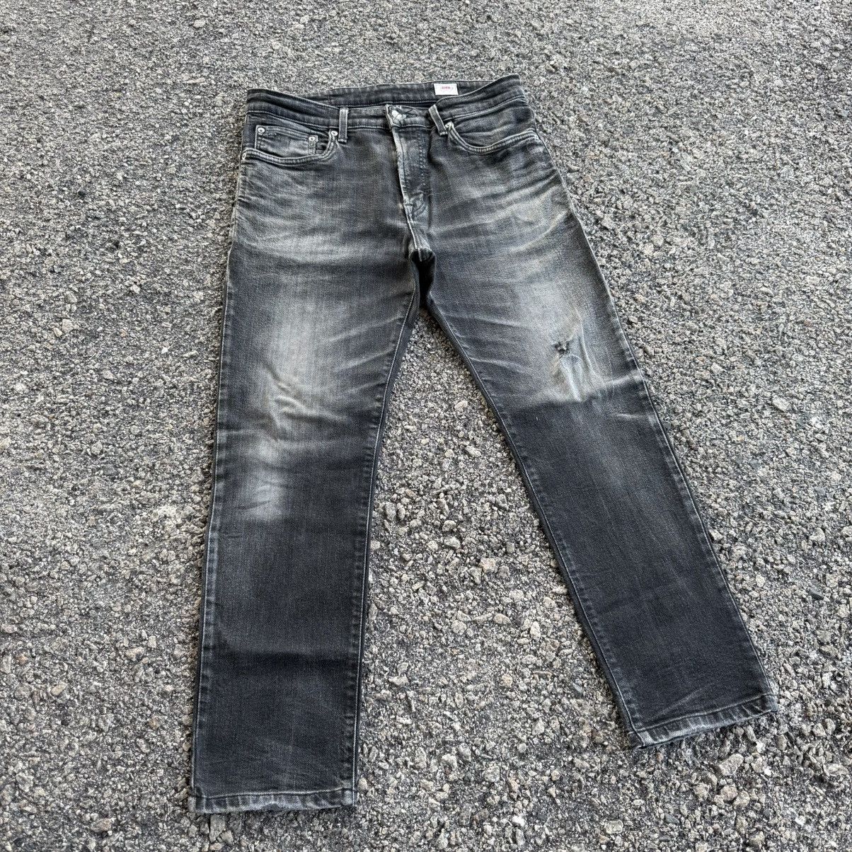 Edwin VINTAGE EDWIN BLACK DENIM FADED JEAN DENIM PANTS Size US 33 - 2 Thumbnail