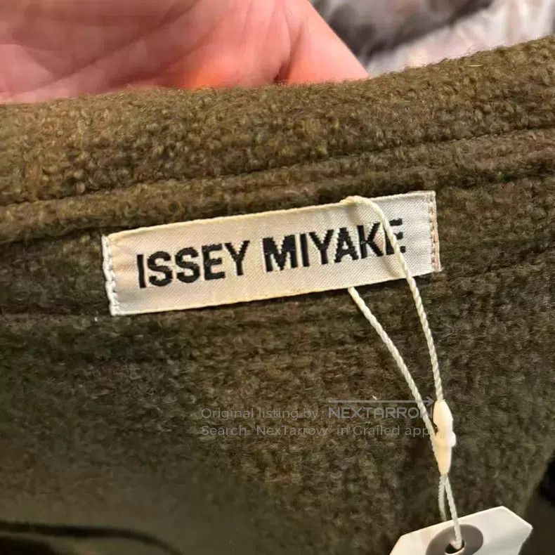 Issey Miyake Issey Miyake 3D tailored spliced green wool coat Size M / US 6-8 / IT 42-44 - 5 Thumbnail