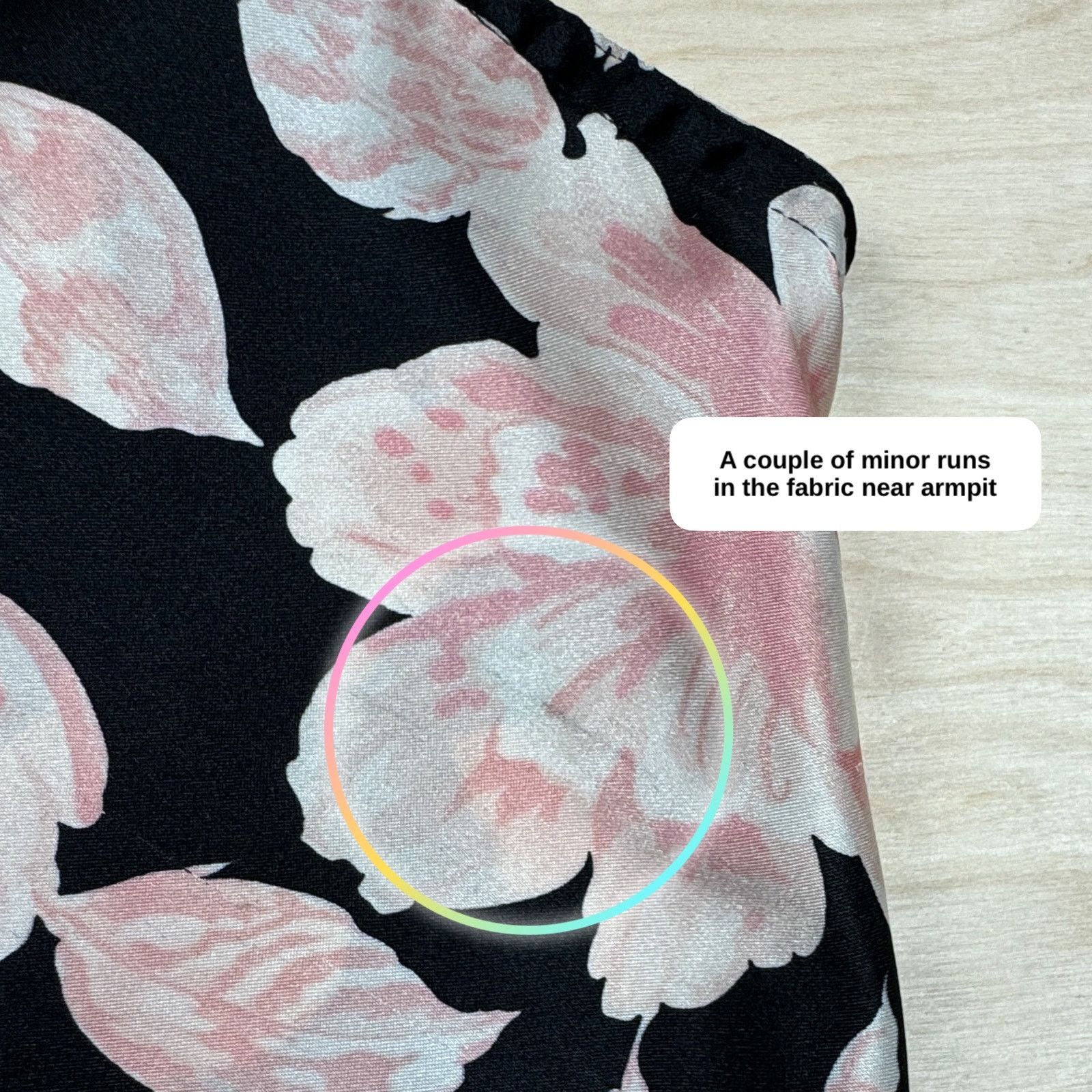 Vintage Vintage Vanity Fair Satin Floral Sleeveless Pajama Romper Size ONE SIZE - 5 Thumbnail