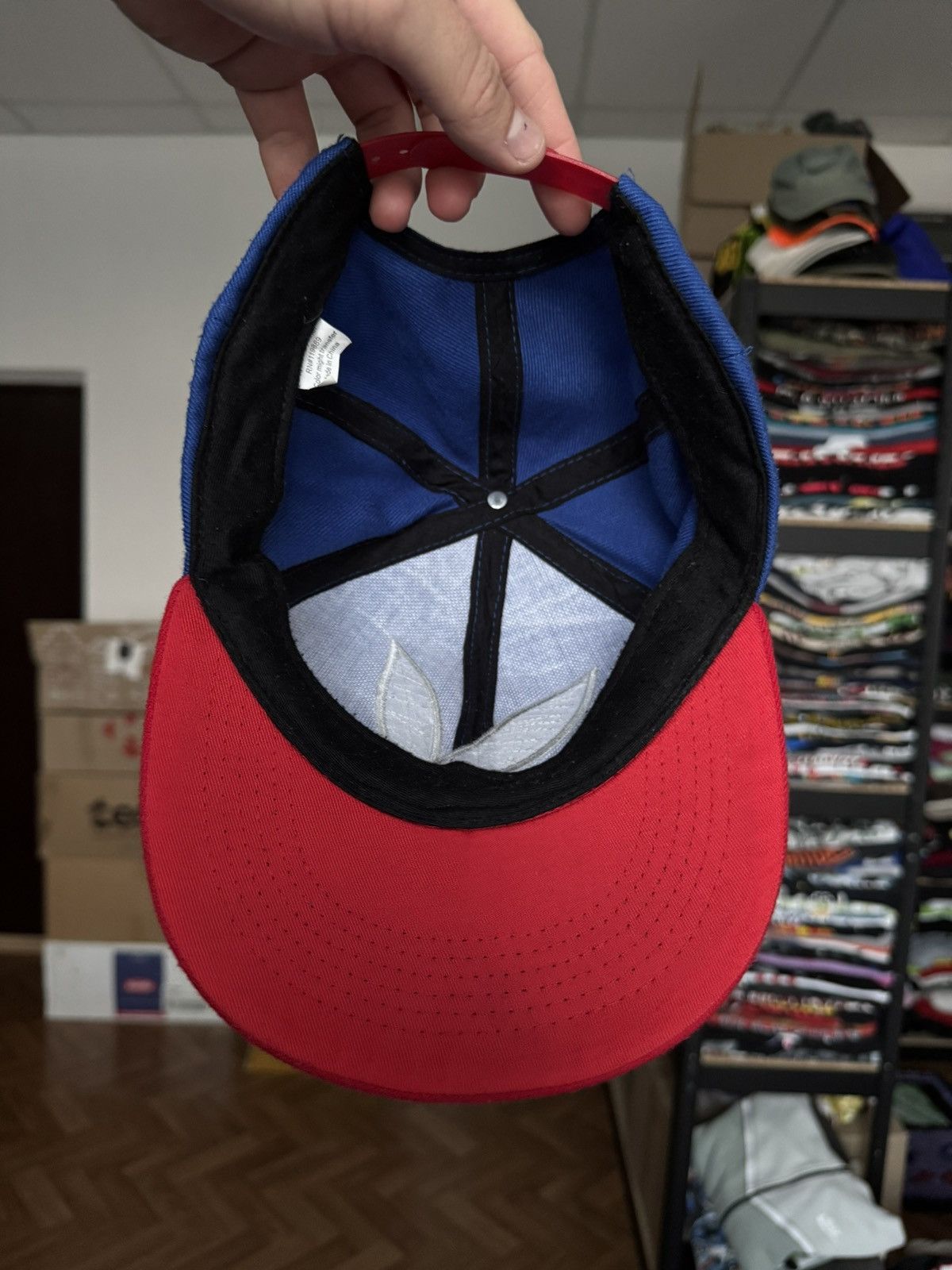 Playboy × Vintage Vintage Playboy Press to play cap blue hat Size ONE SIZE - 5 Thumbnail